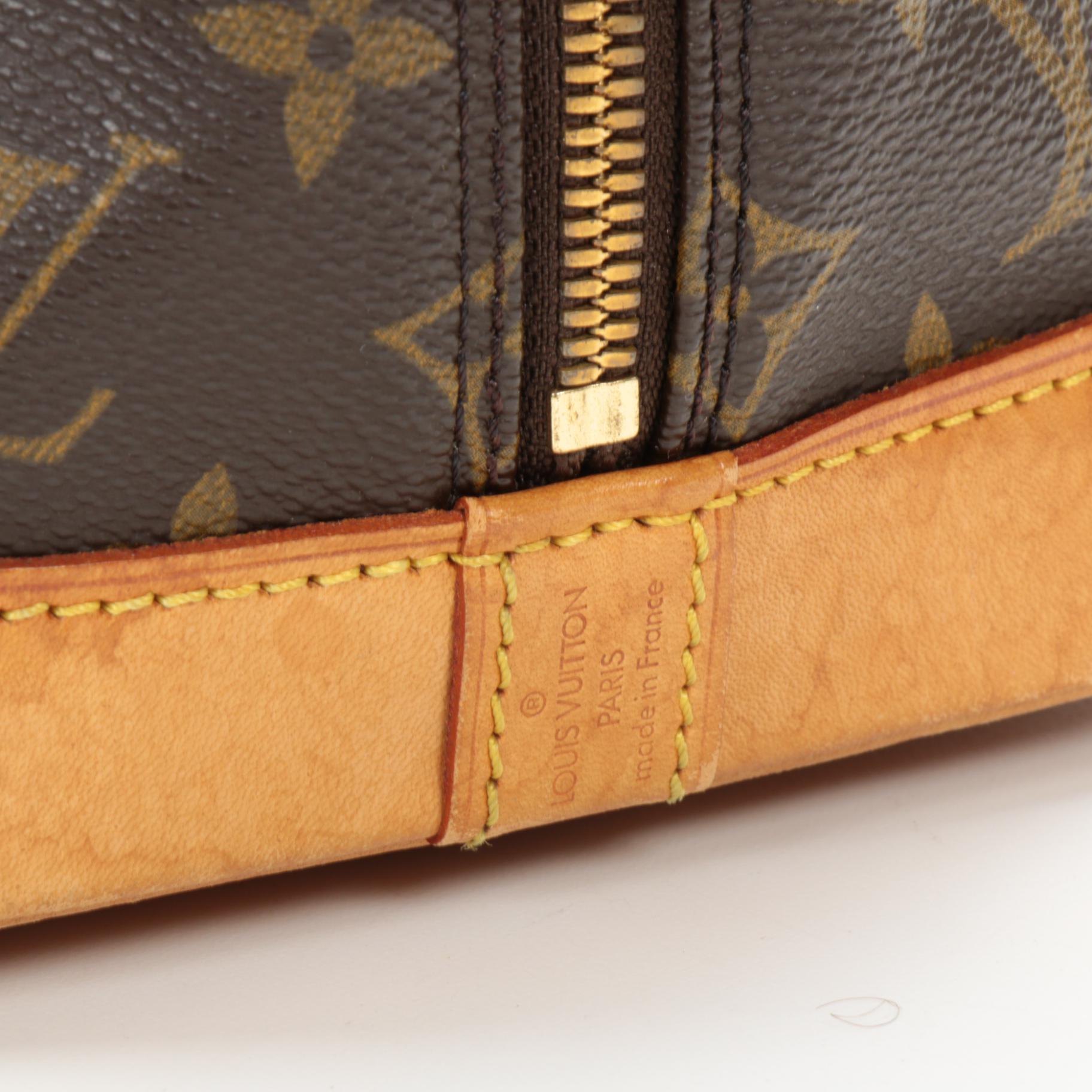 Louis Vuitton Alma PM in Monogram Canvas and Vachetta Leather