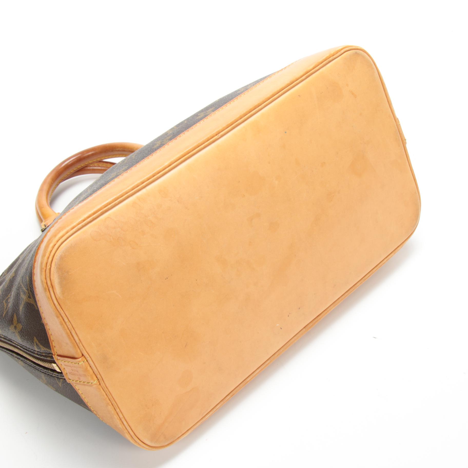 Louis Vuitton Alma PM in Monogram Canvas and Vachetta Leather