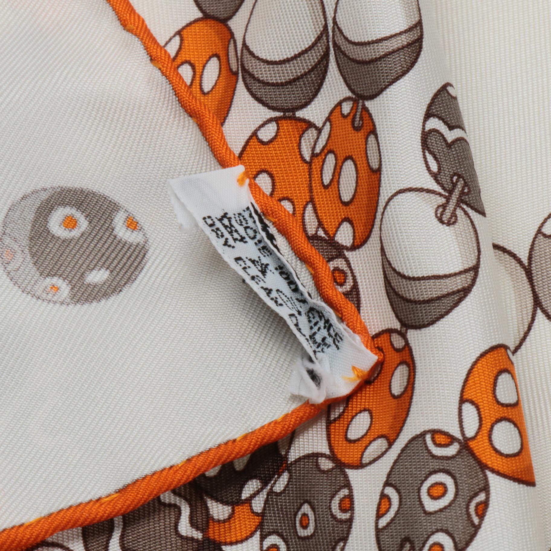 Hermès "Dancing Pearls" Silk Scarf