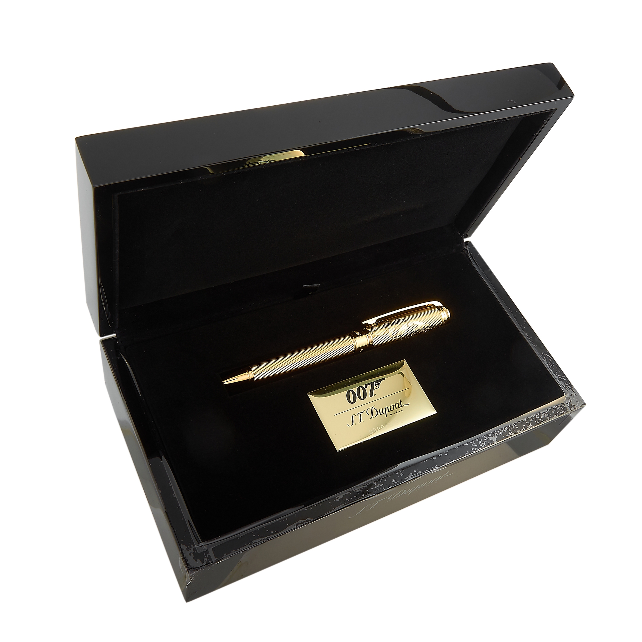 S.T. Dupont Line D James Bond 007 Gold Limited Edition Ballpoint Pen 415047