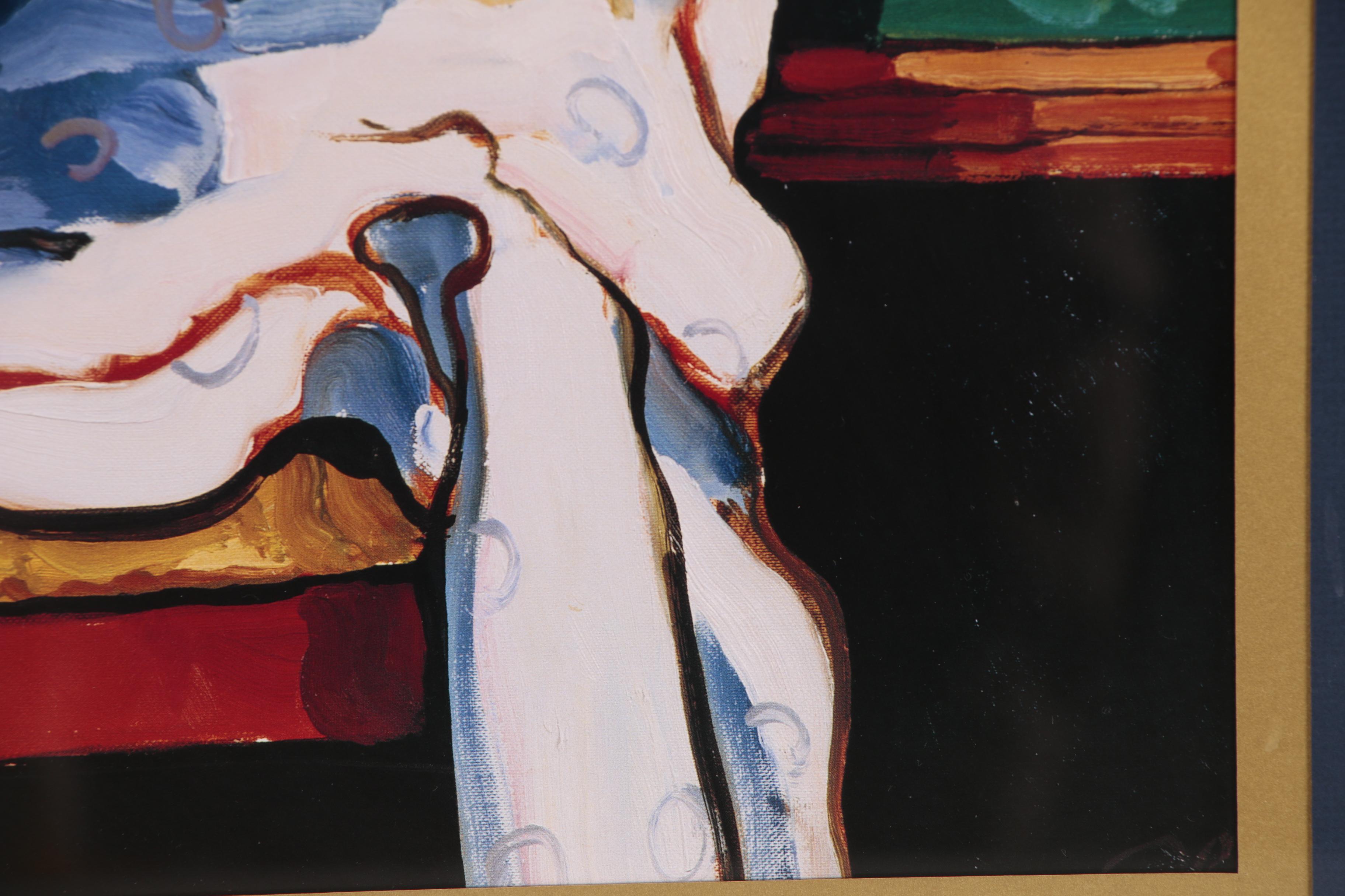 Offset Lithograph of Calla Lilies After Alush Shima