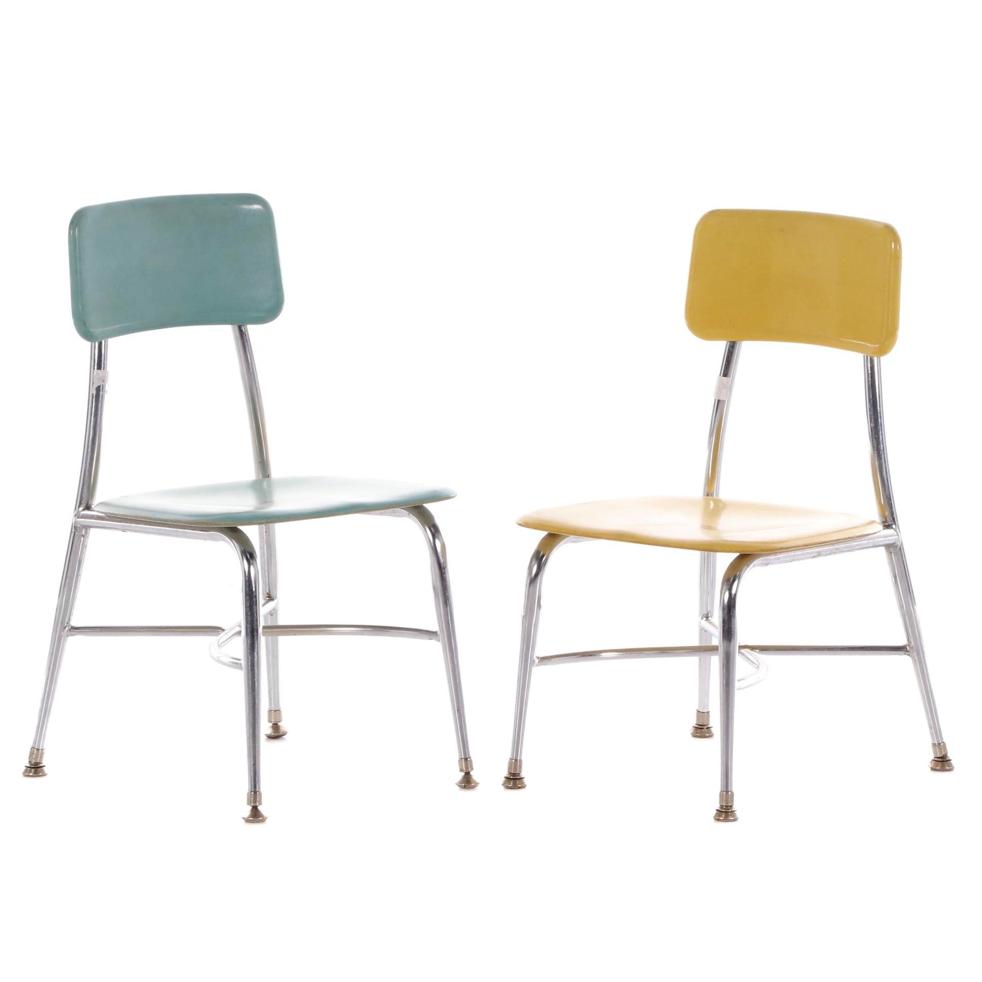 Heywood Wakefield Mid Century Modern HeyWoodite Children's Plastic Chairs