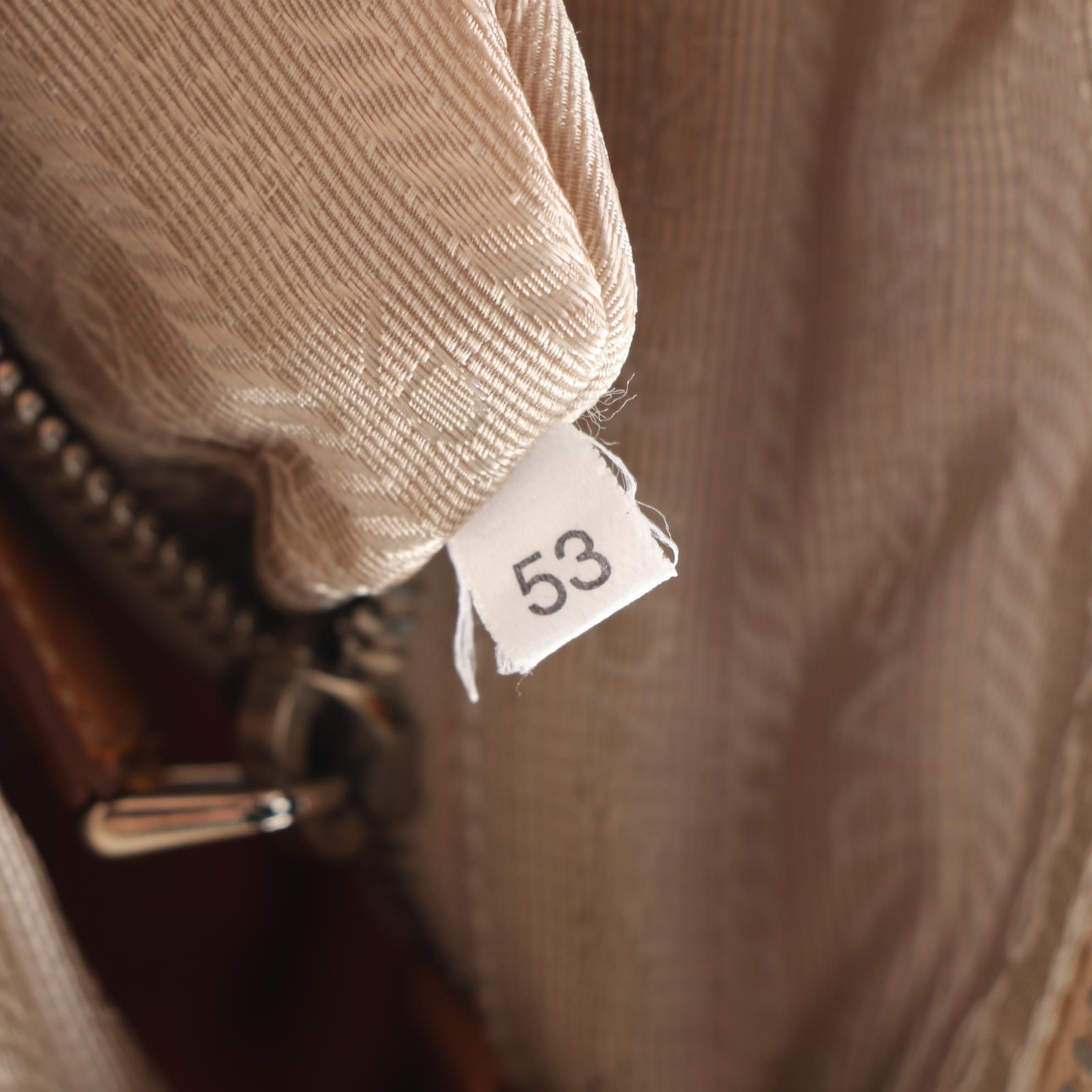 Prada Beige Nylon and Leather Trimmed Two-Way Satchel