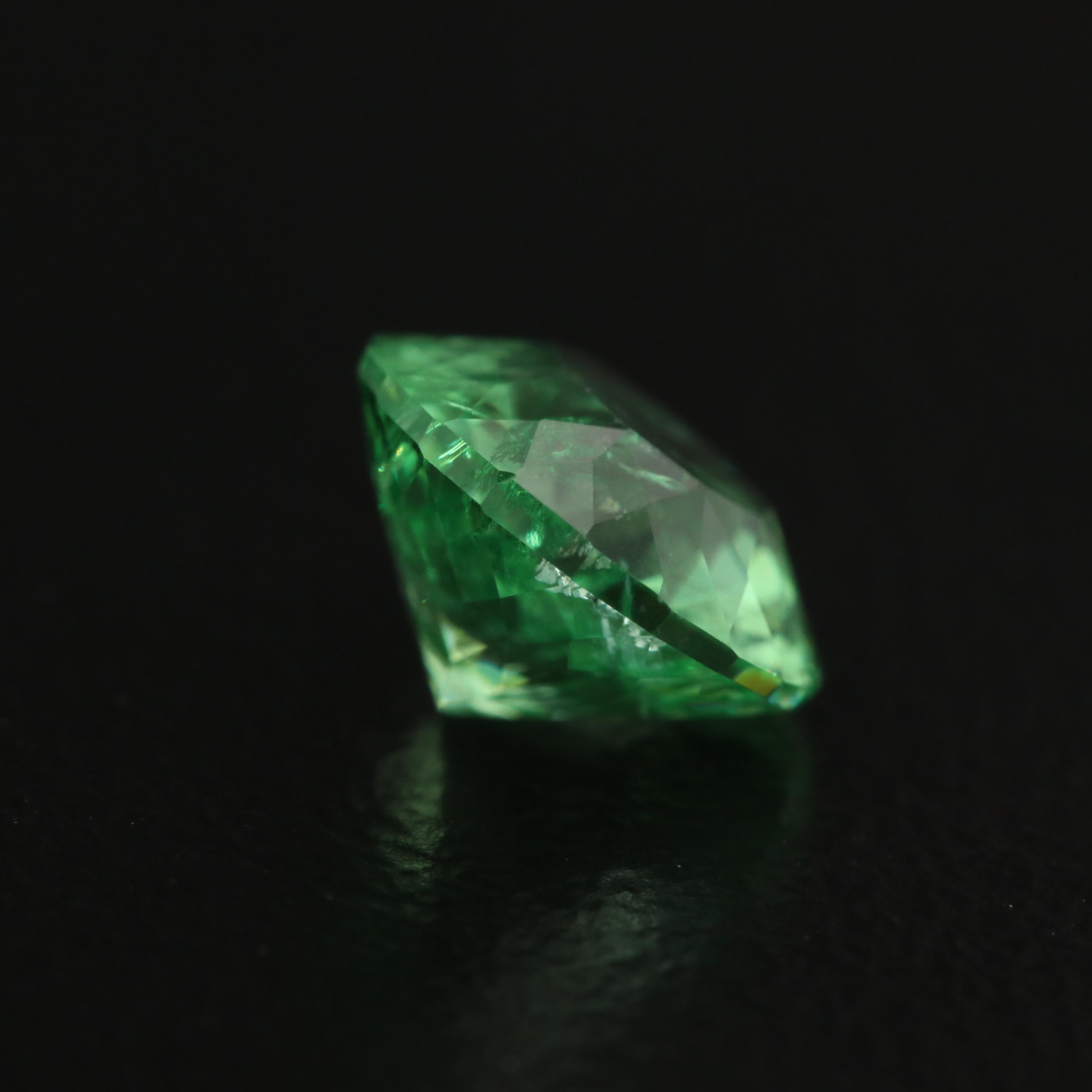 Loose 1.95 CT Round Faceted Tsavorite