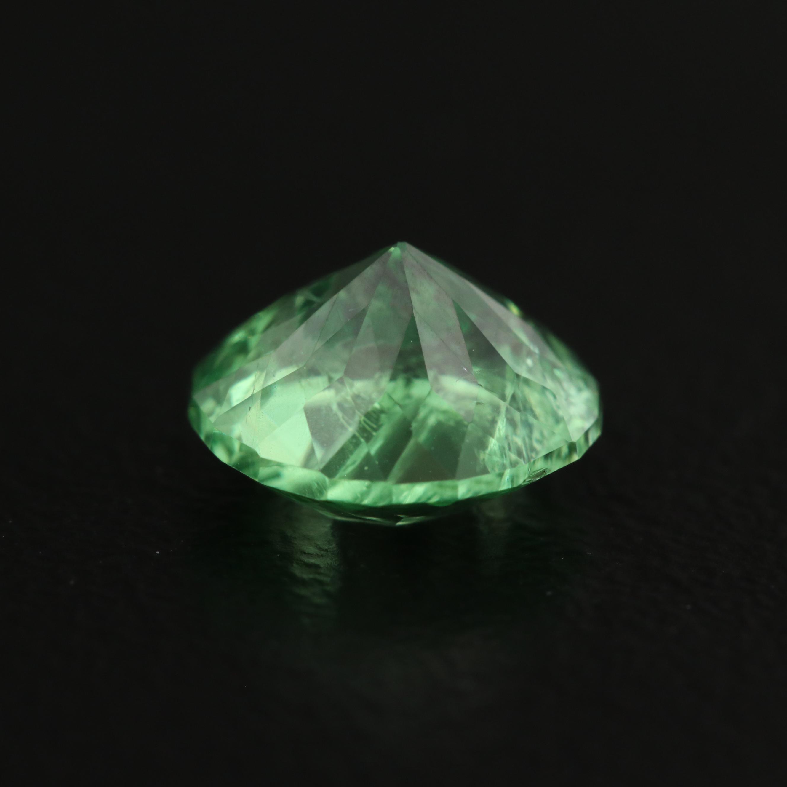 Loose 1.95 CT Round Faceted Tsavorite