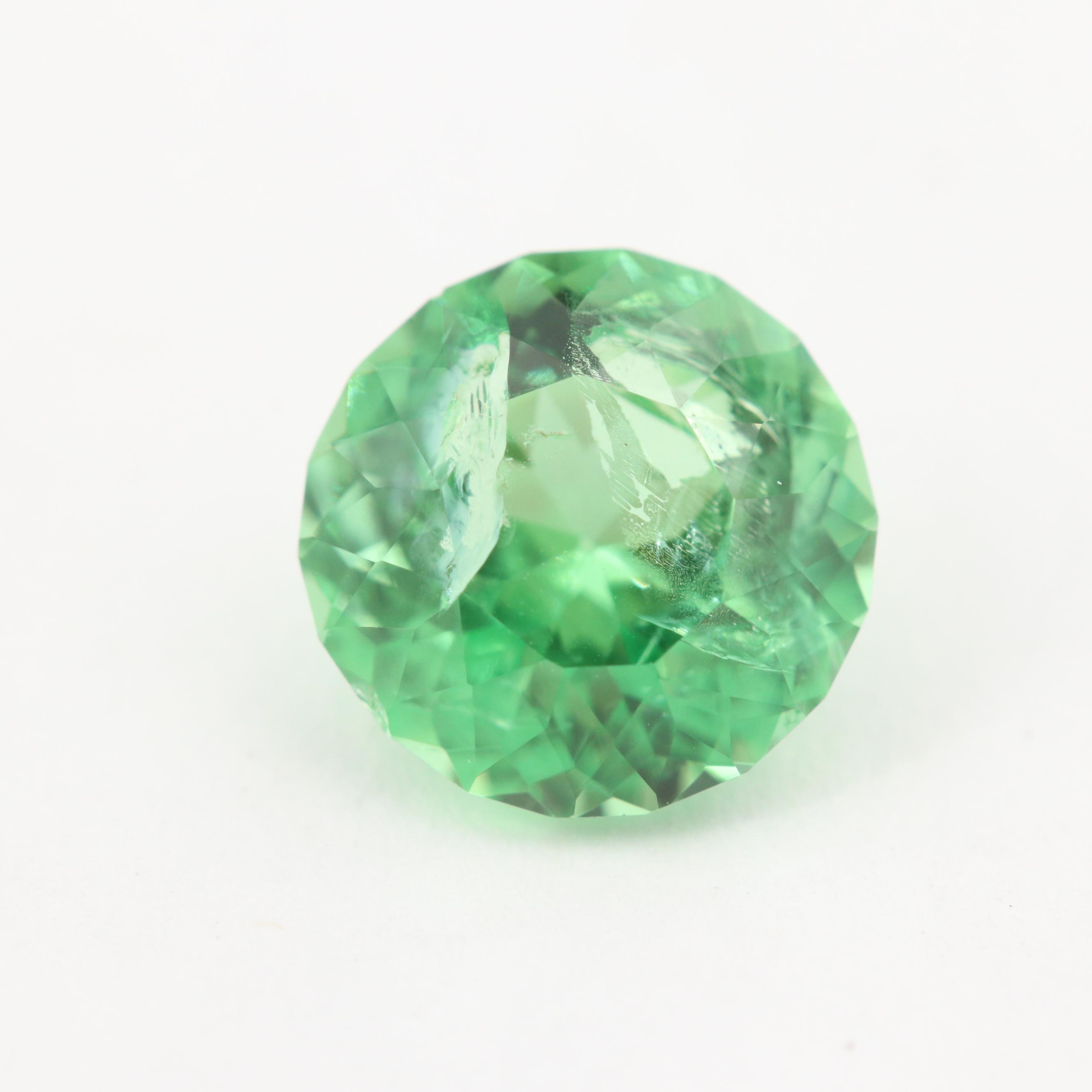 Loose 1.95 CT Round Faceted Tsavorite