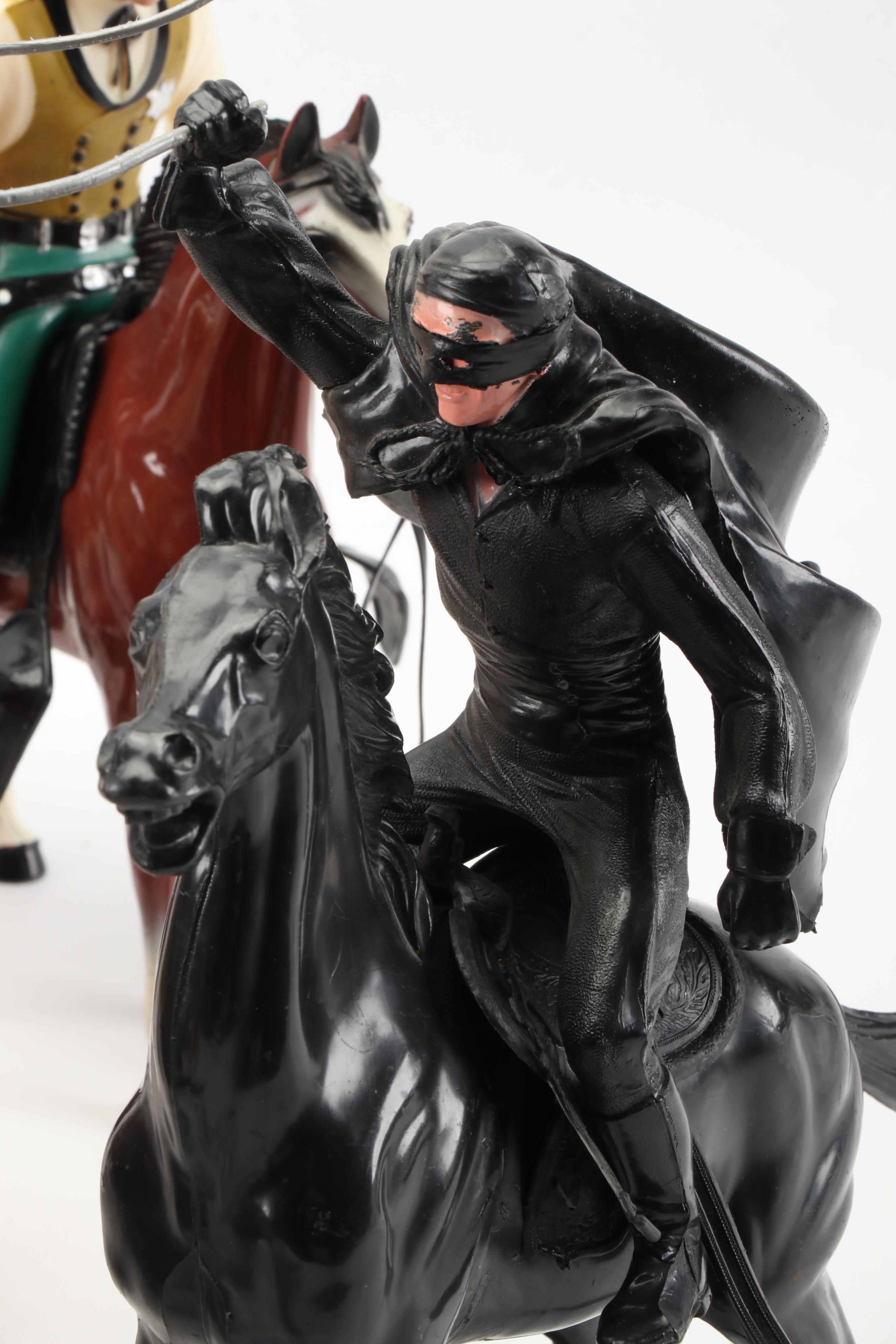 Hartland Plastics and Other Western Figures and Horses, Mid-20th Century