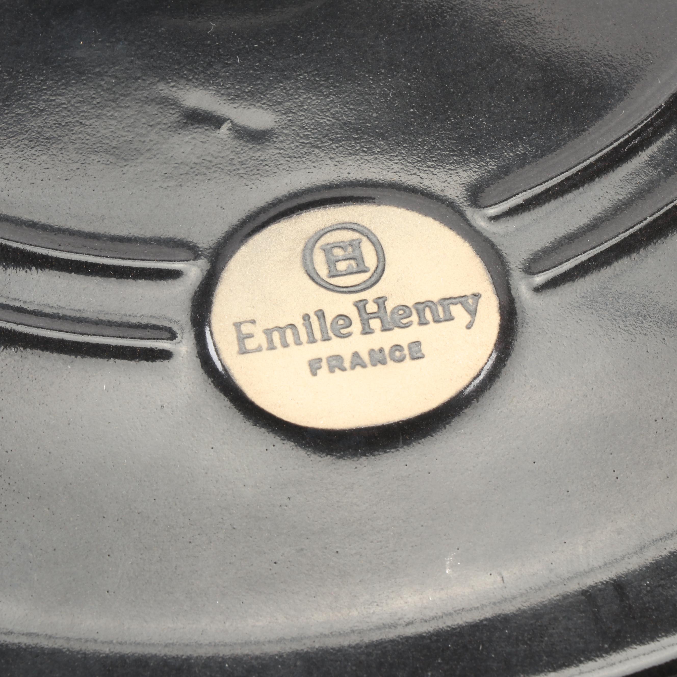 Emile Henry Dutch Oven with Wolfgang Puck Dinnerware and Assorted Cutlery