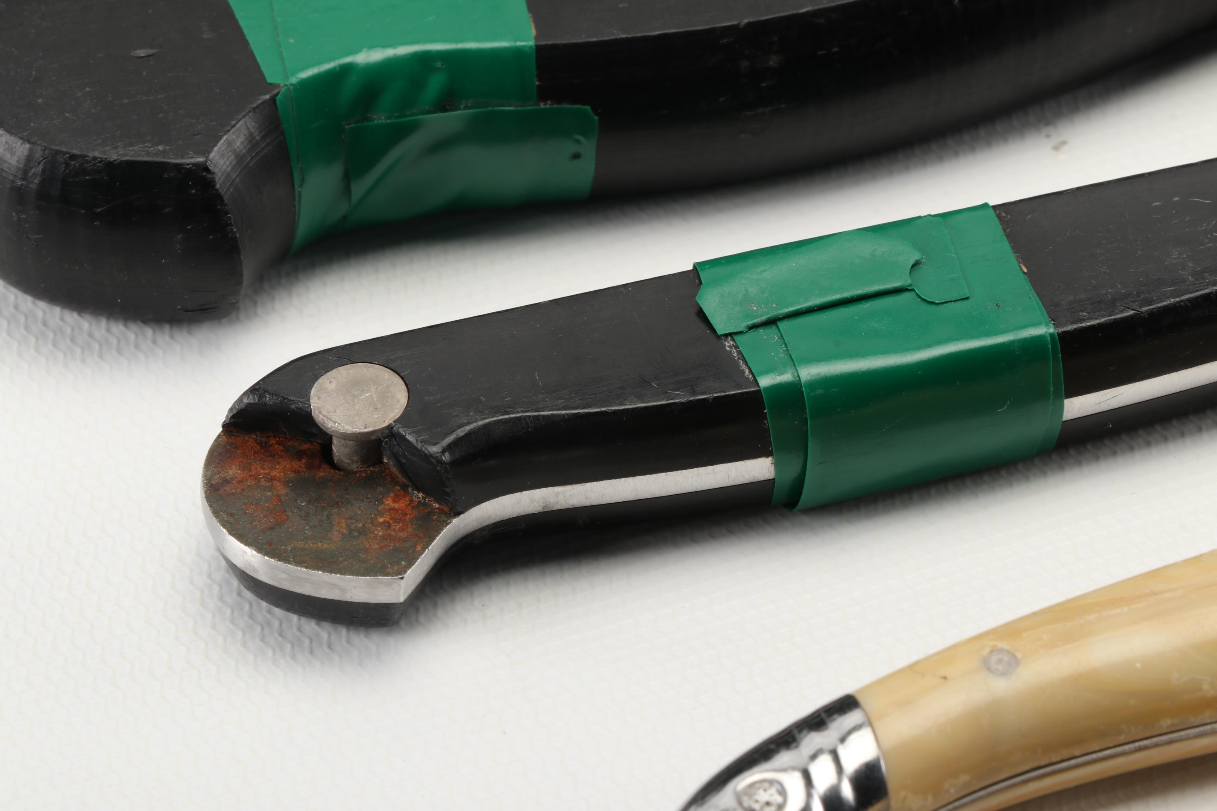 Emile Henry Dutch Oven with Wolfgang Puck Dinnerware and Assorted Cutlery