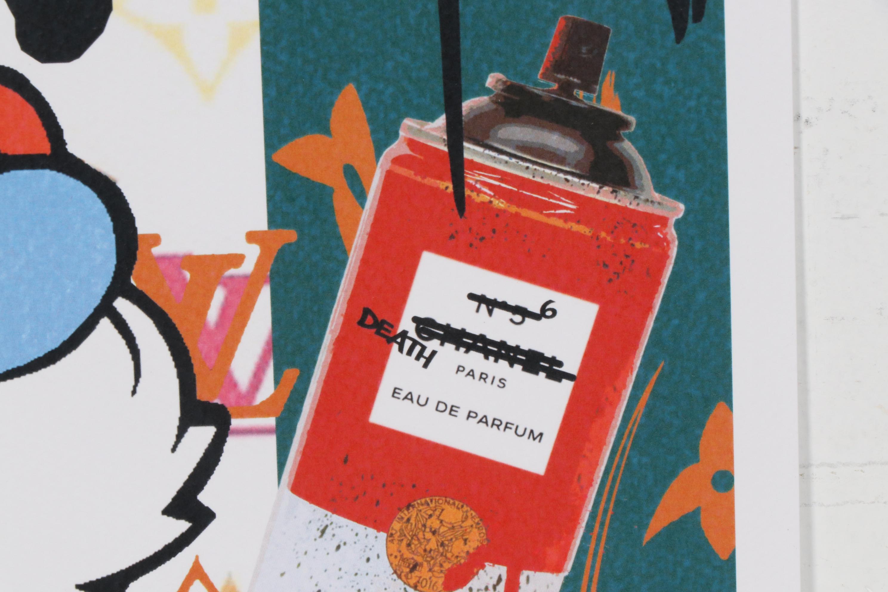 Death NYC Papa Smurf "Death is Free" Graphic Print, 2020