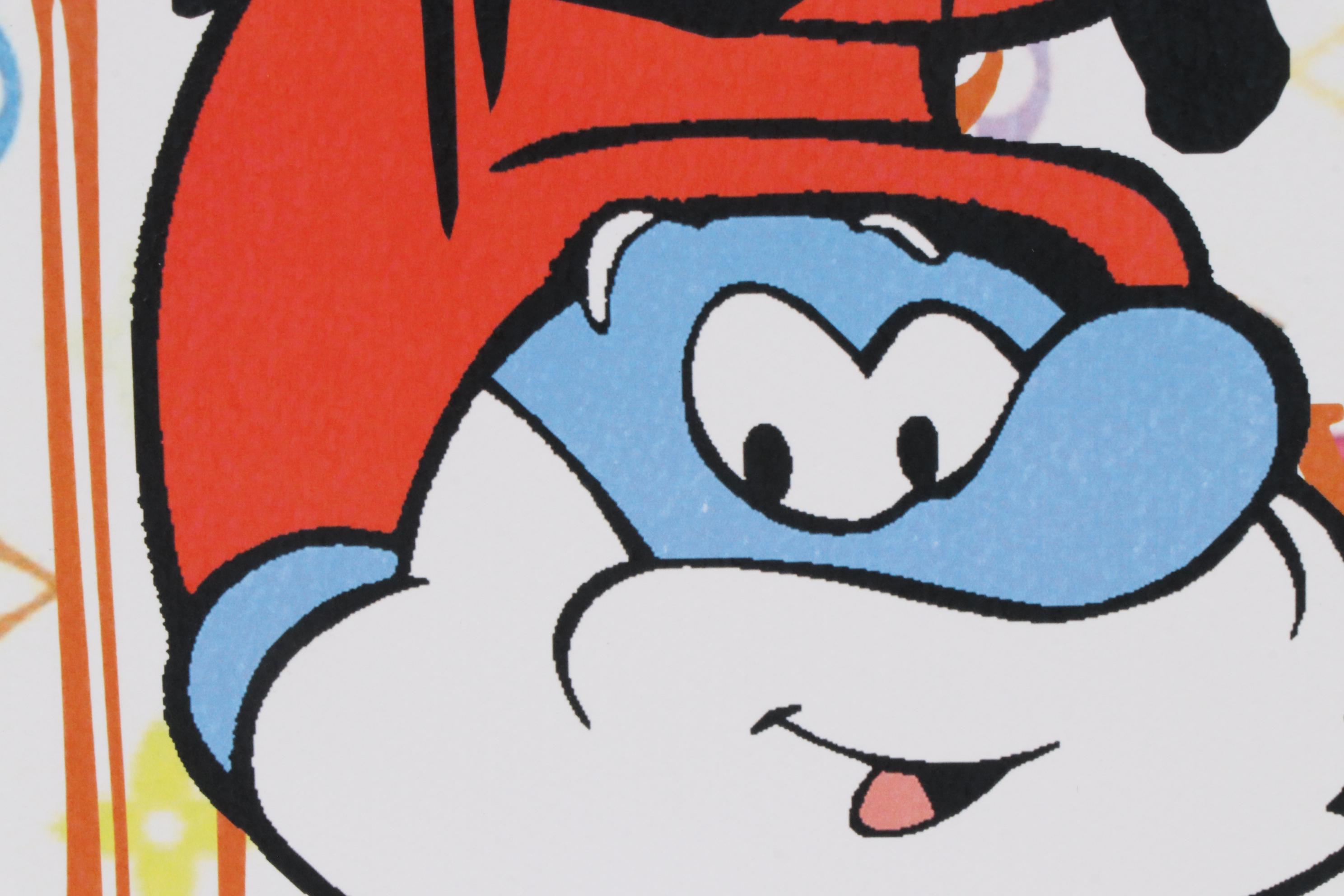 Death NYC Papa Smurf "Death is Free" Graphic Print, 2020