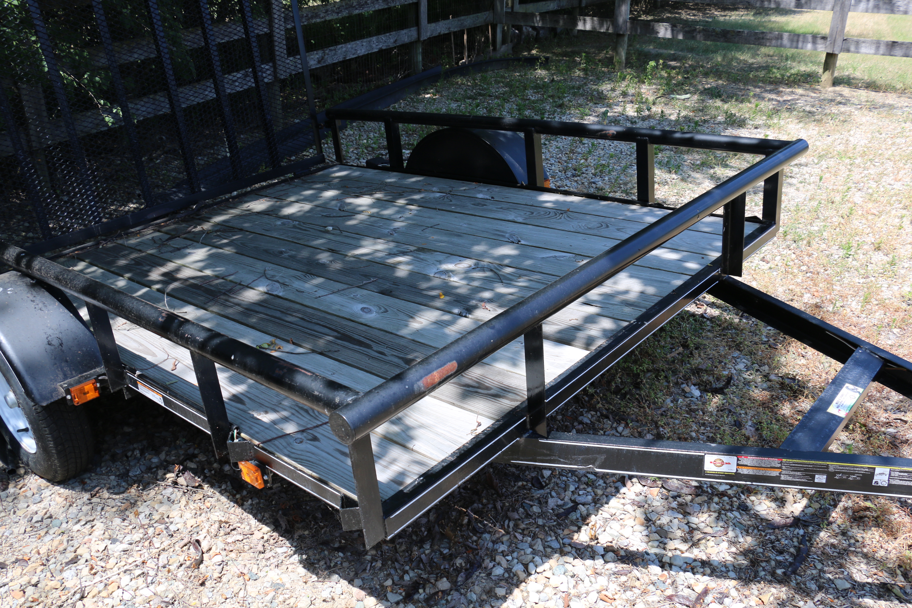 Carry-On Trailer Co. Wire Mesh Utility Trailer with Ramp