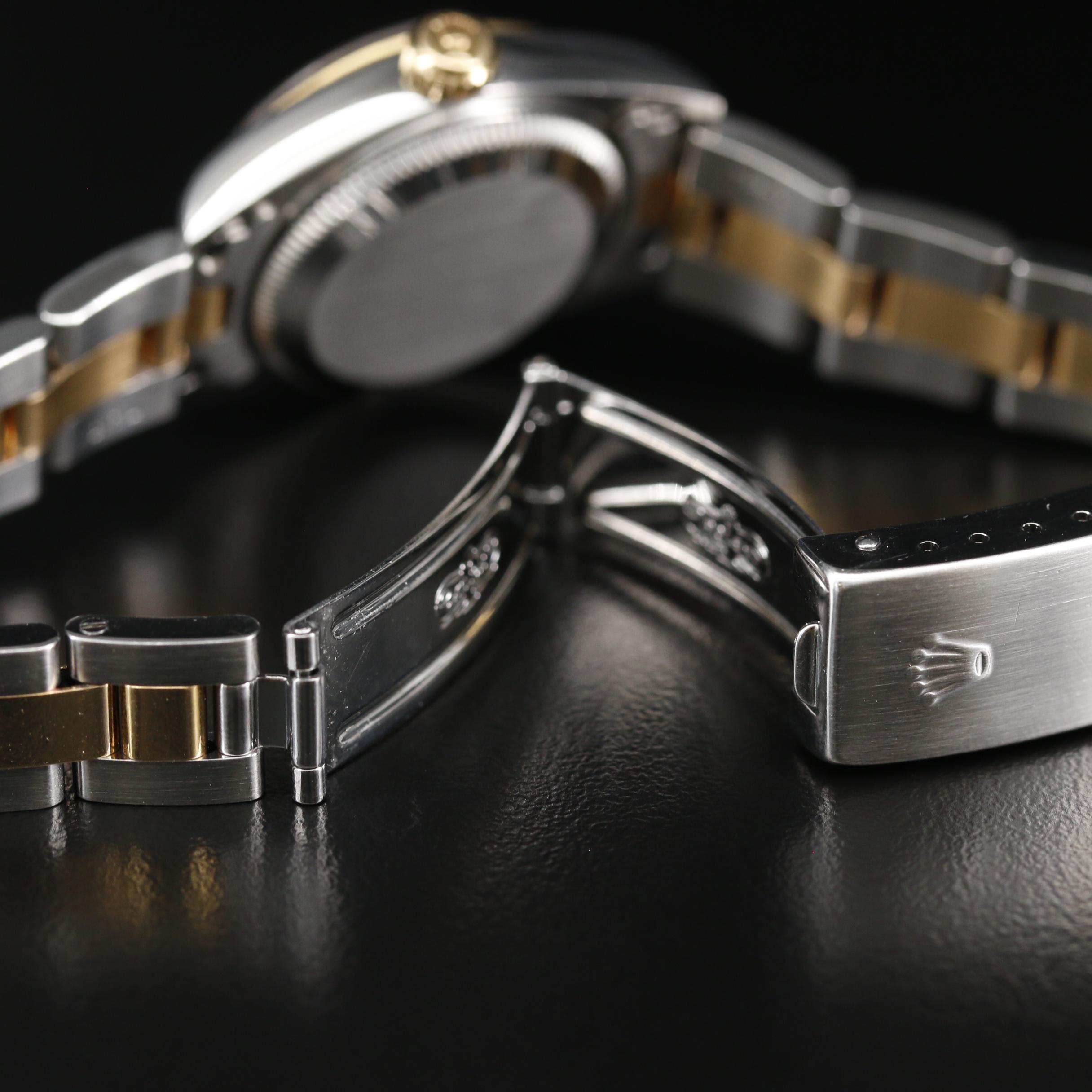 2000 Rolex Datejust 18K and Stainless Steel Automatic Watch