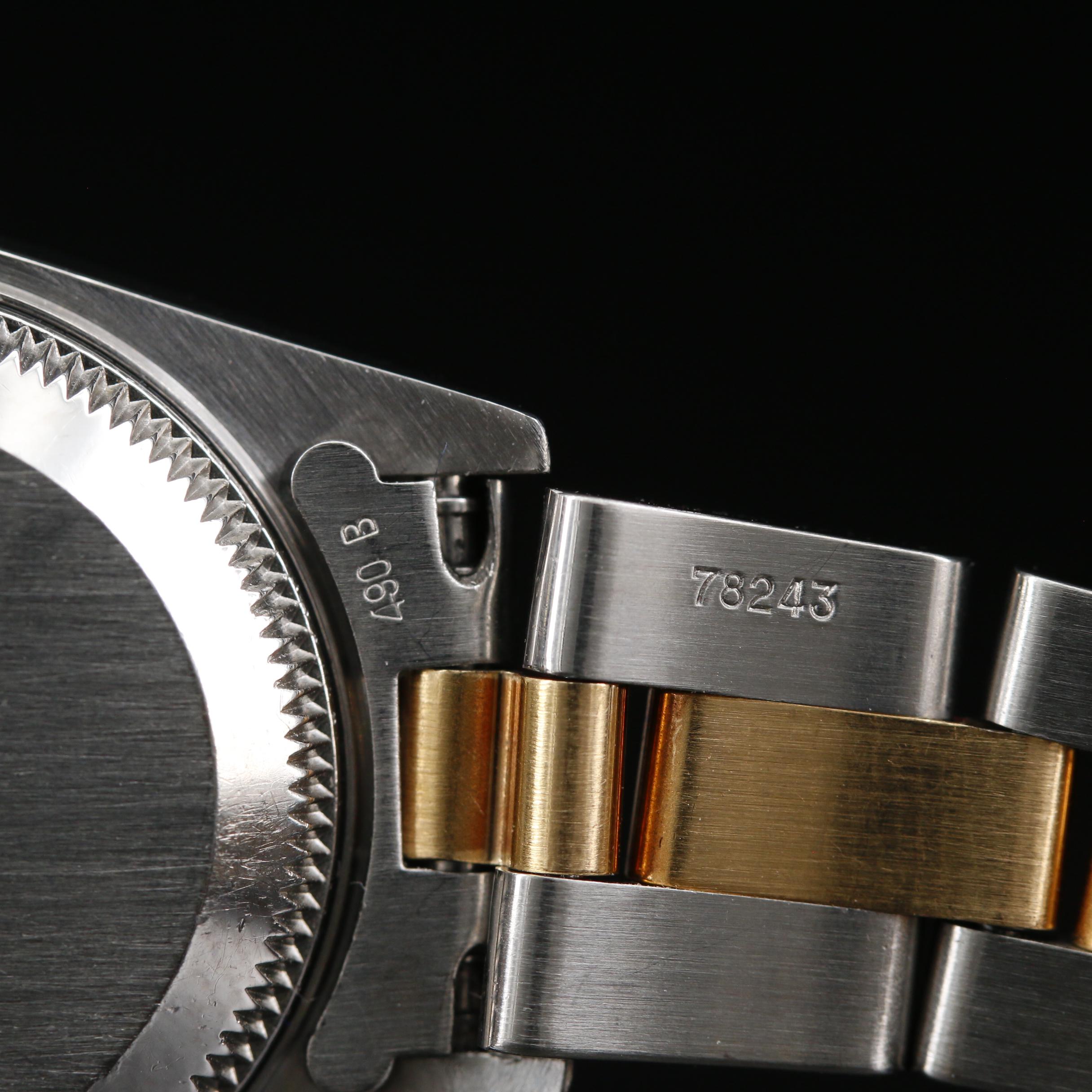 2000 Rolex Datejust 18K and Stainless Steel Automatic Watch