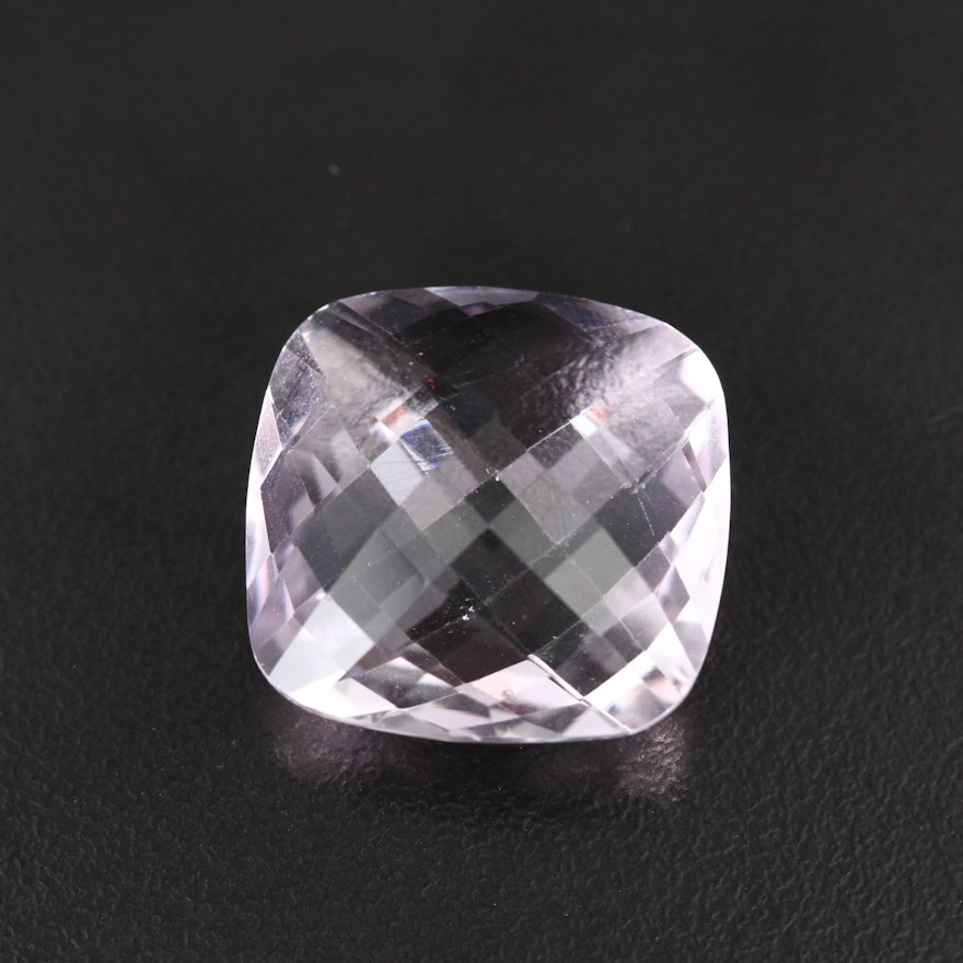 Loose 23.49 CT Checkerboard Amethyst