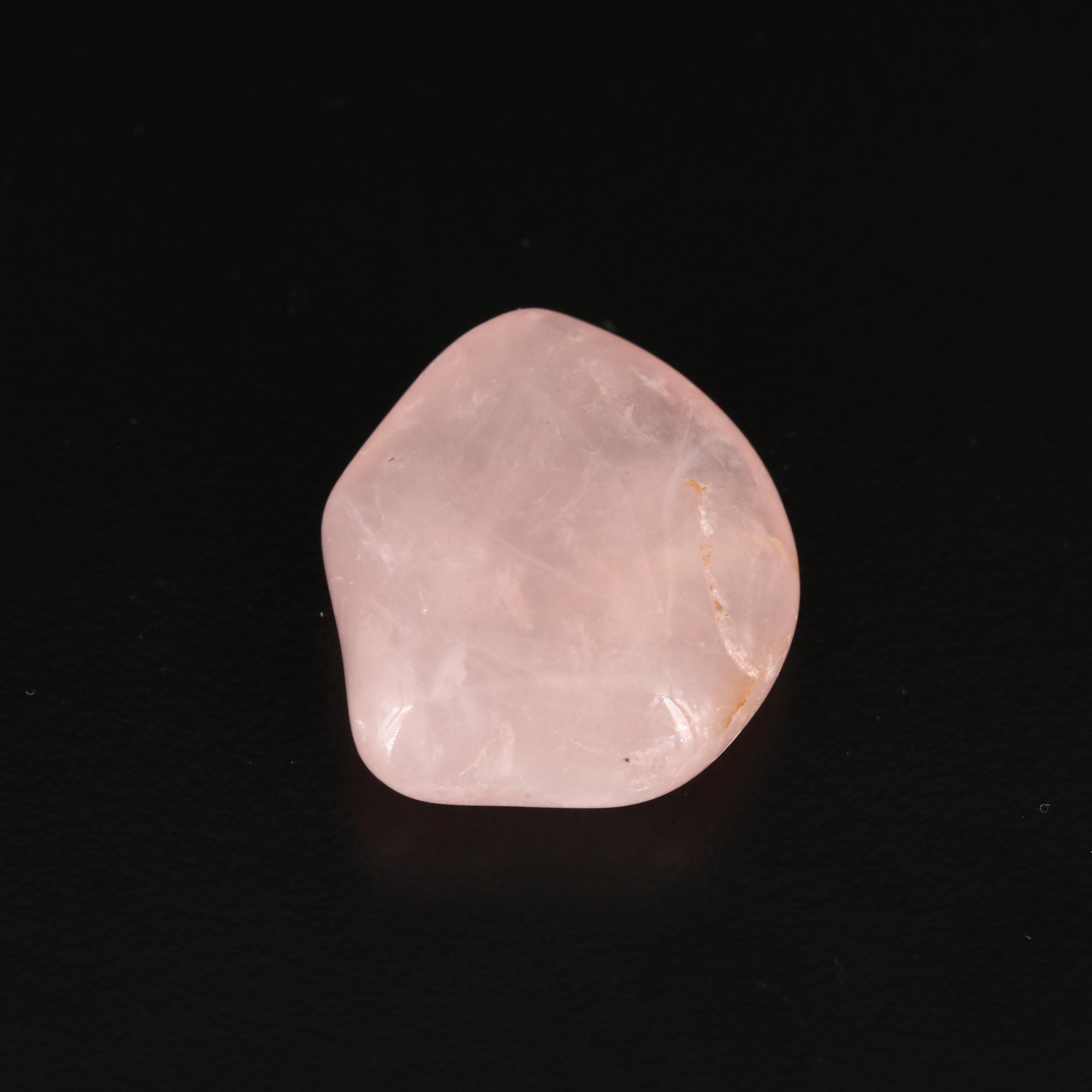 Loose Tumbled Rough Cut Rose Quartz
