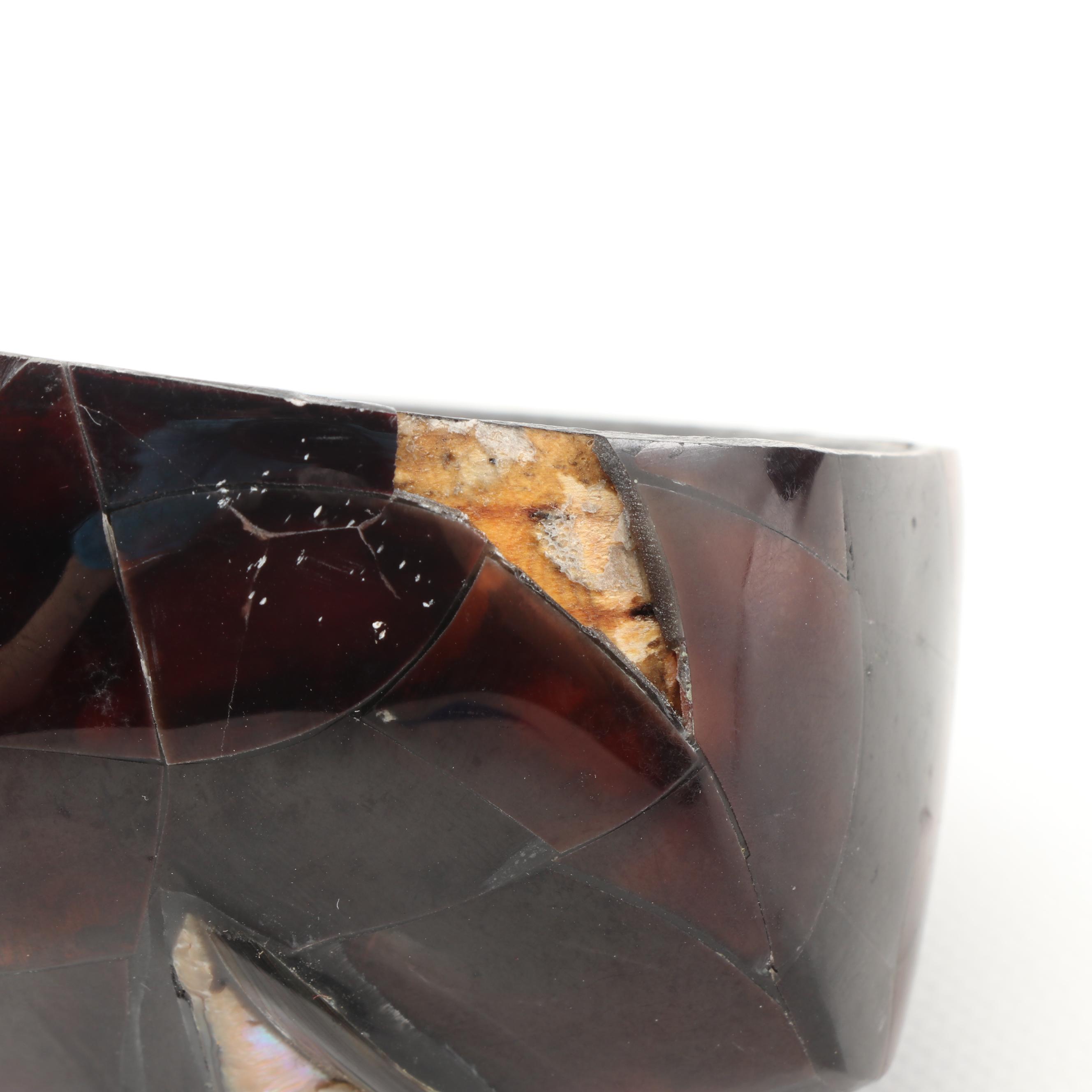 Mozaic Shell Miniature Masks Wall Decor