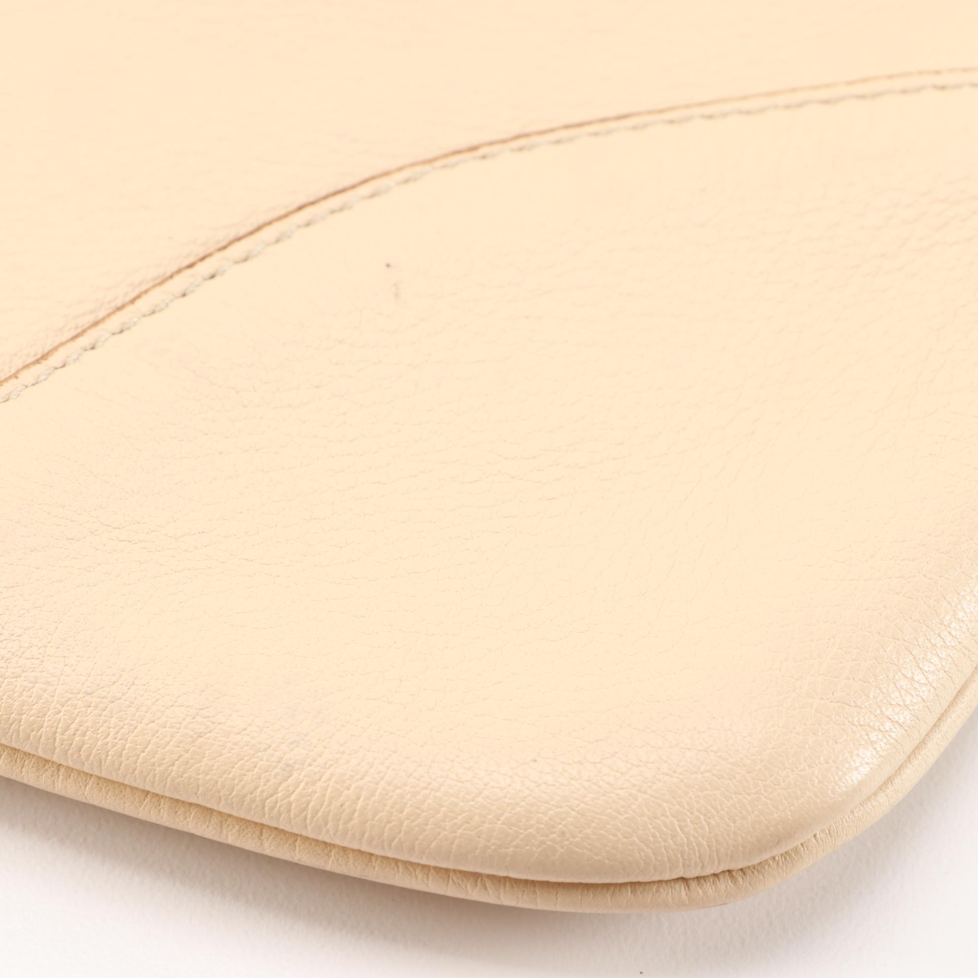 Prada Beige Vitello Daino Leather Shoulder Bag