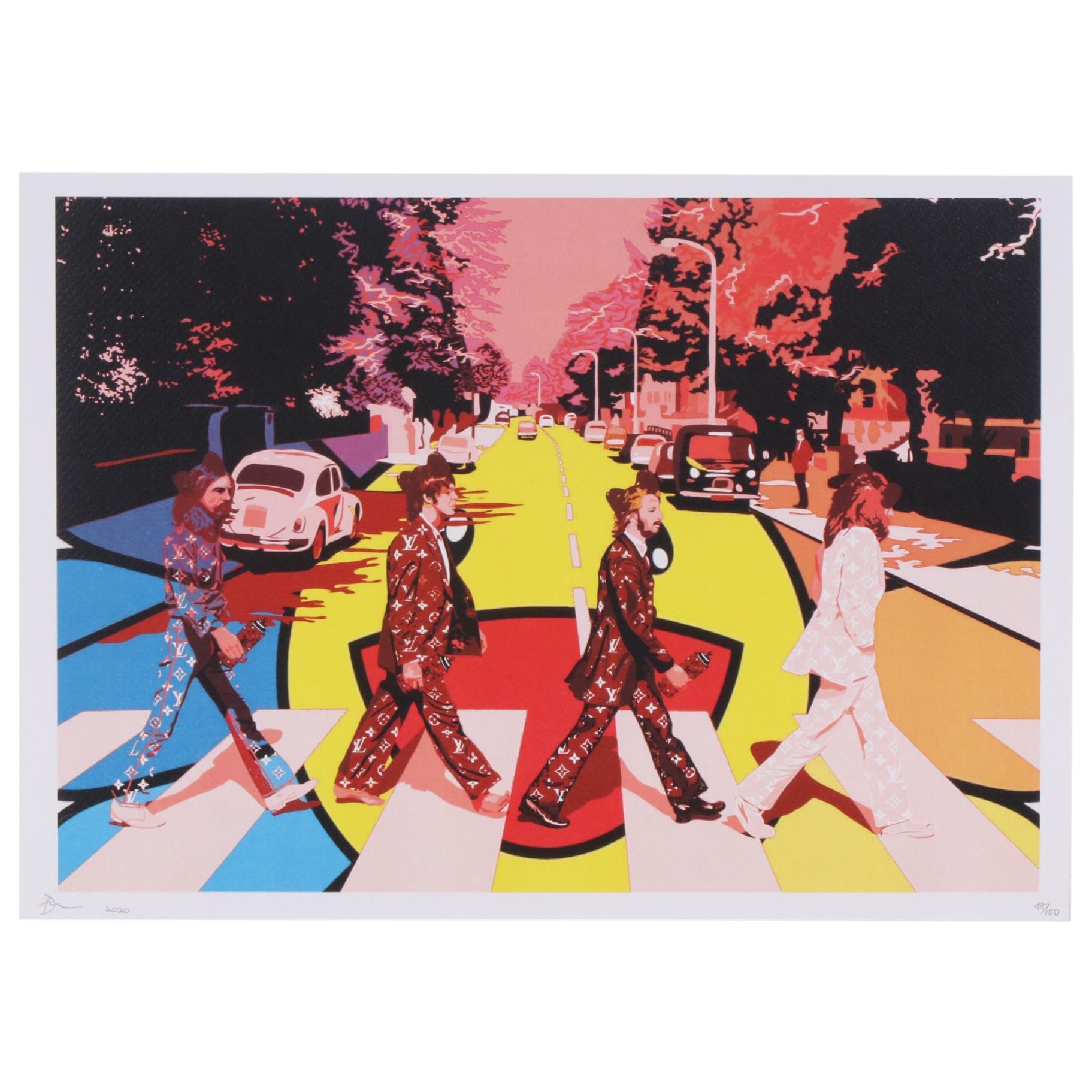 death nyc 世界限定100枚　バスキア　ビートルズ　アビーロード death nyc 世界限定100枚 バスキア ビートルズ アビーロード death nyc