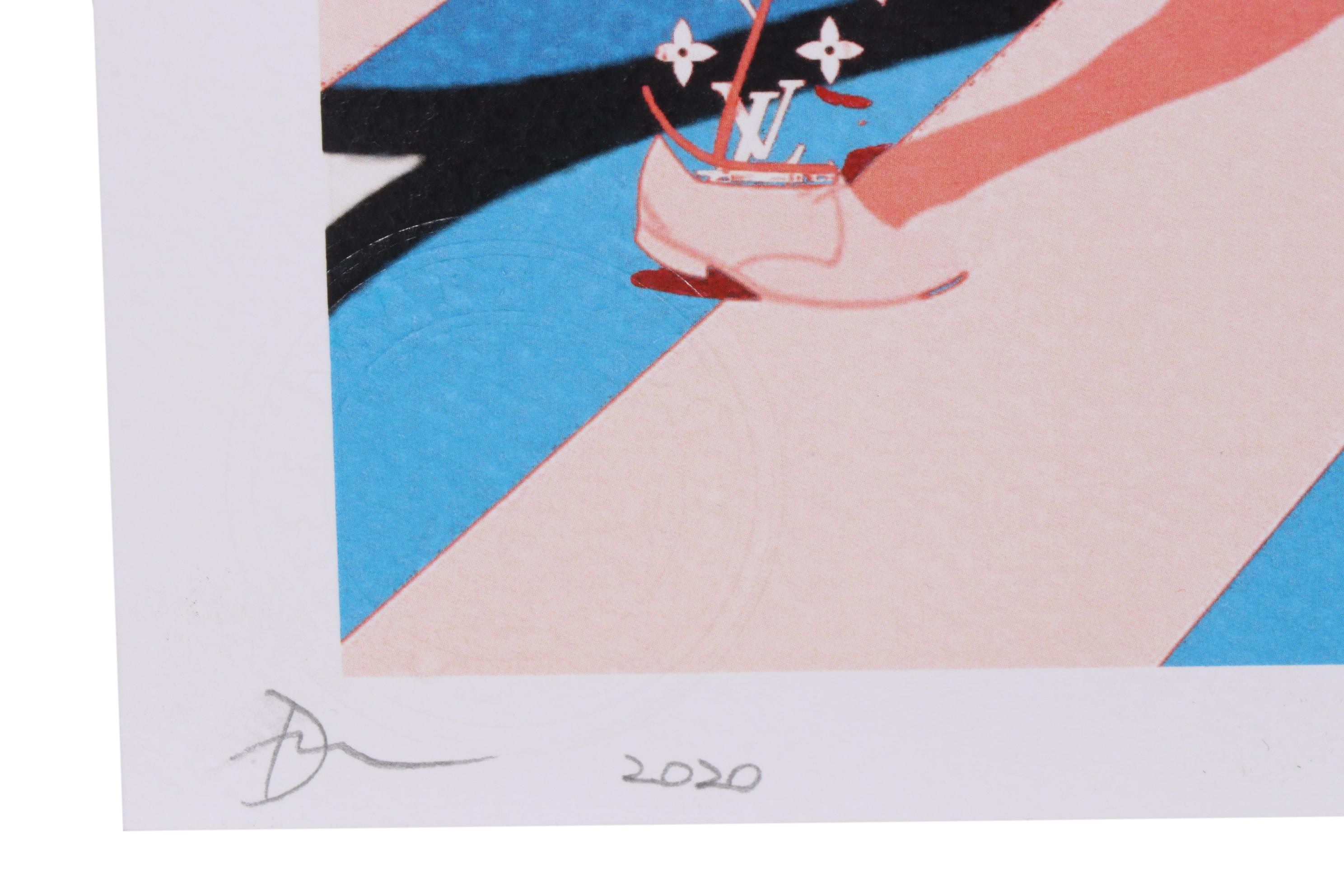 Death NYC Graphic Print Beatles in Louis Vuitton on Abbey Road, 2020