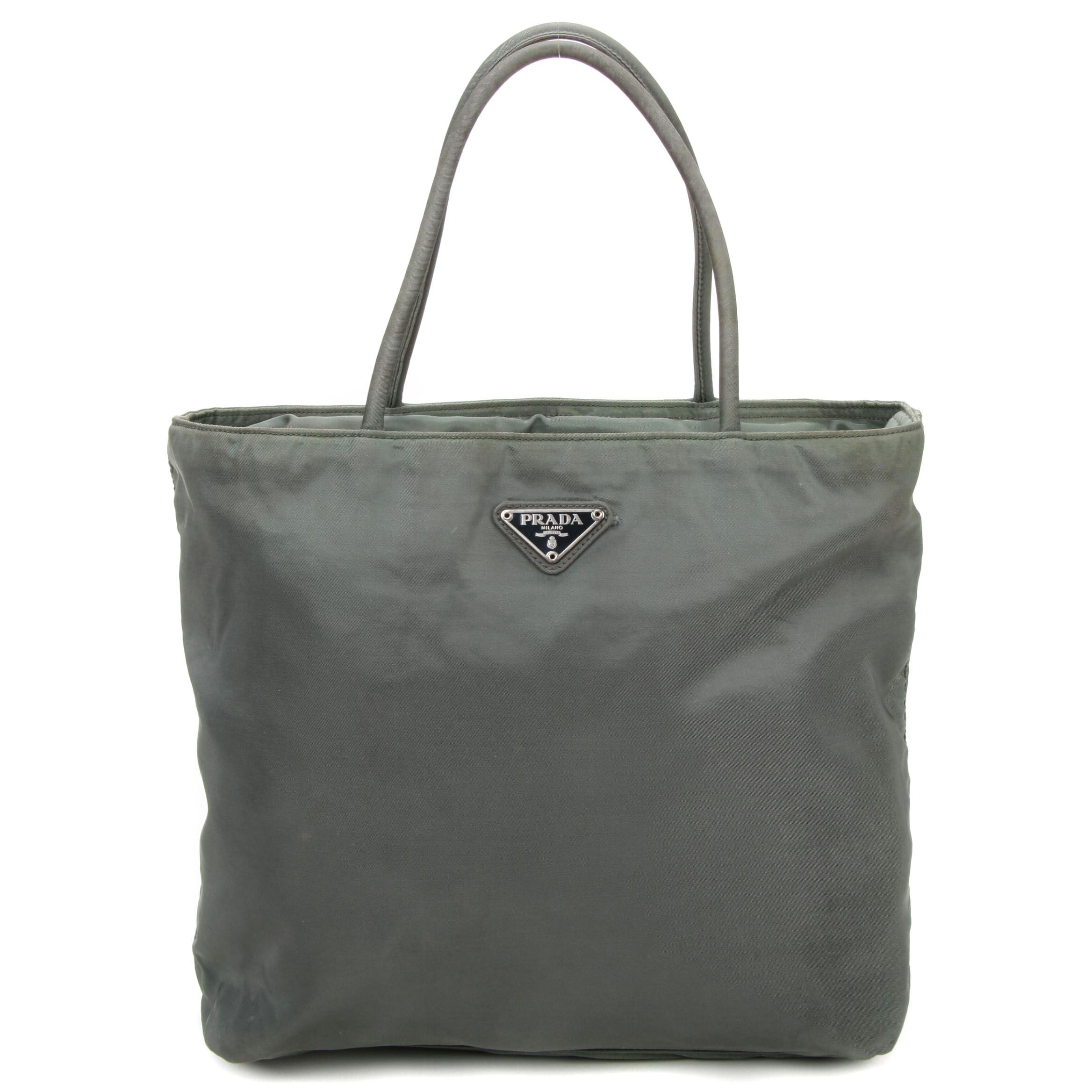 Prada Tote in Teal Green Tessuto Nylon