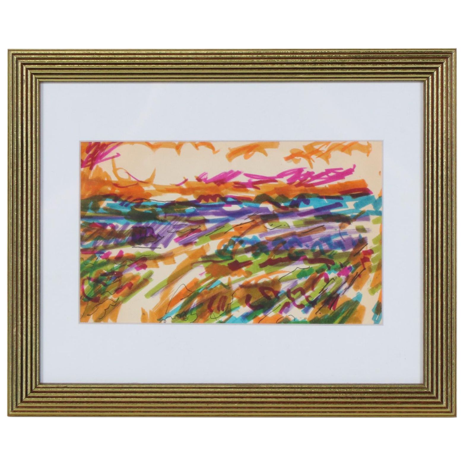 Paul Chidlaw Abstract Marker Drawing