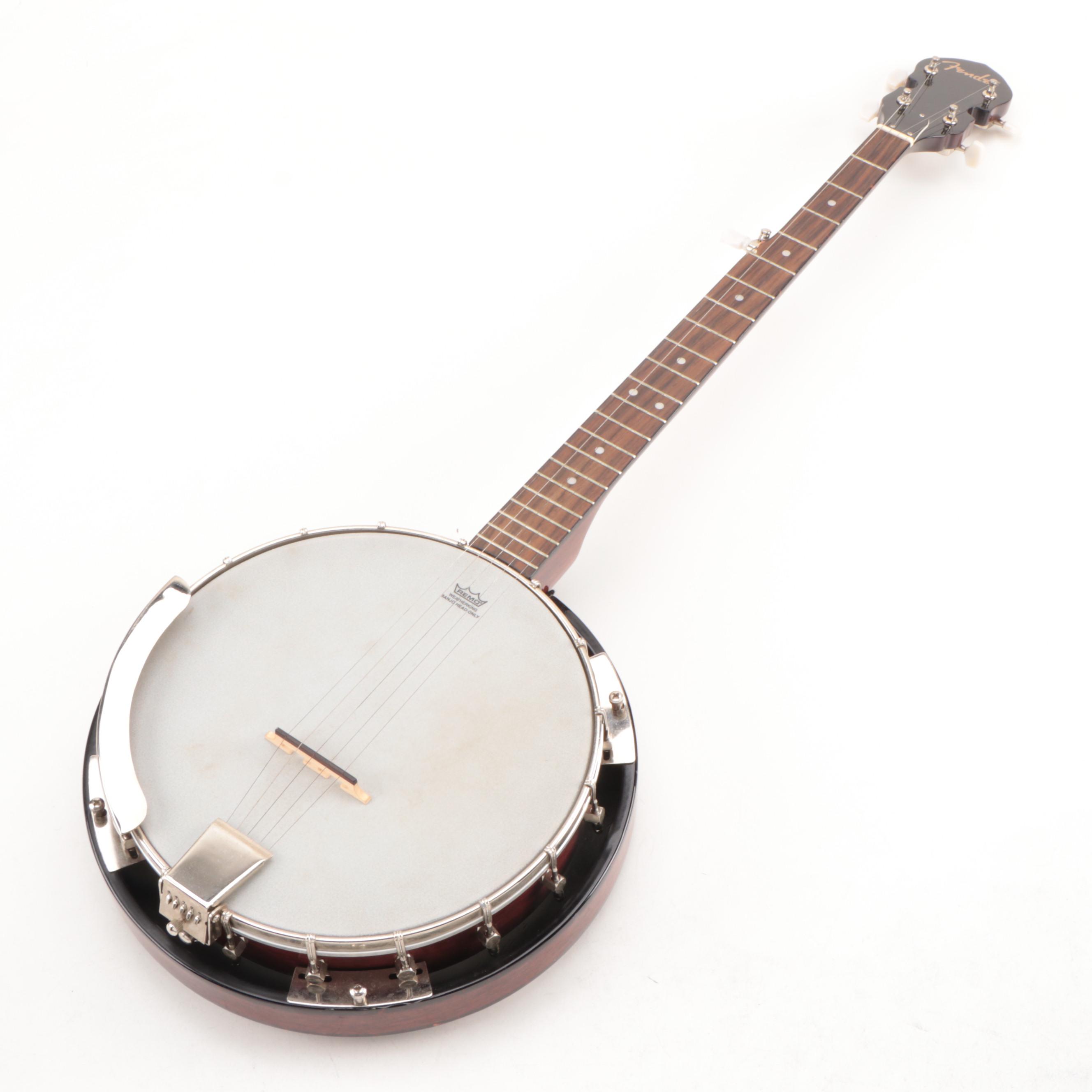 Fender FB-300 5-String Banjo and Resonator