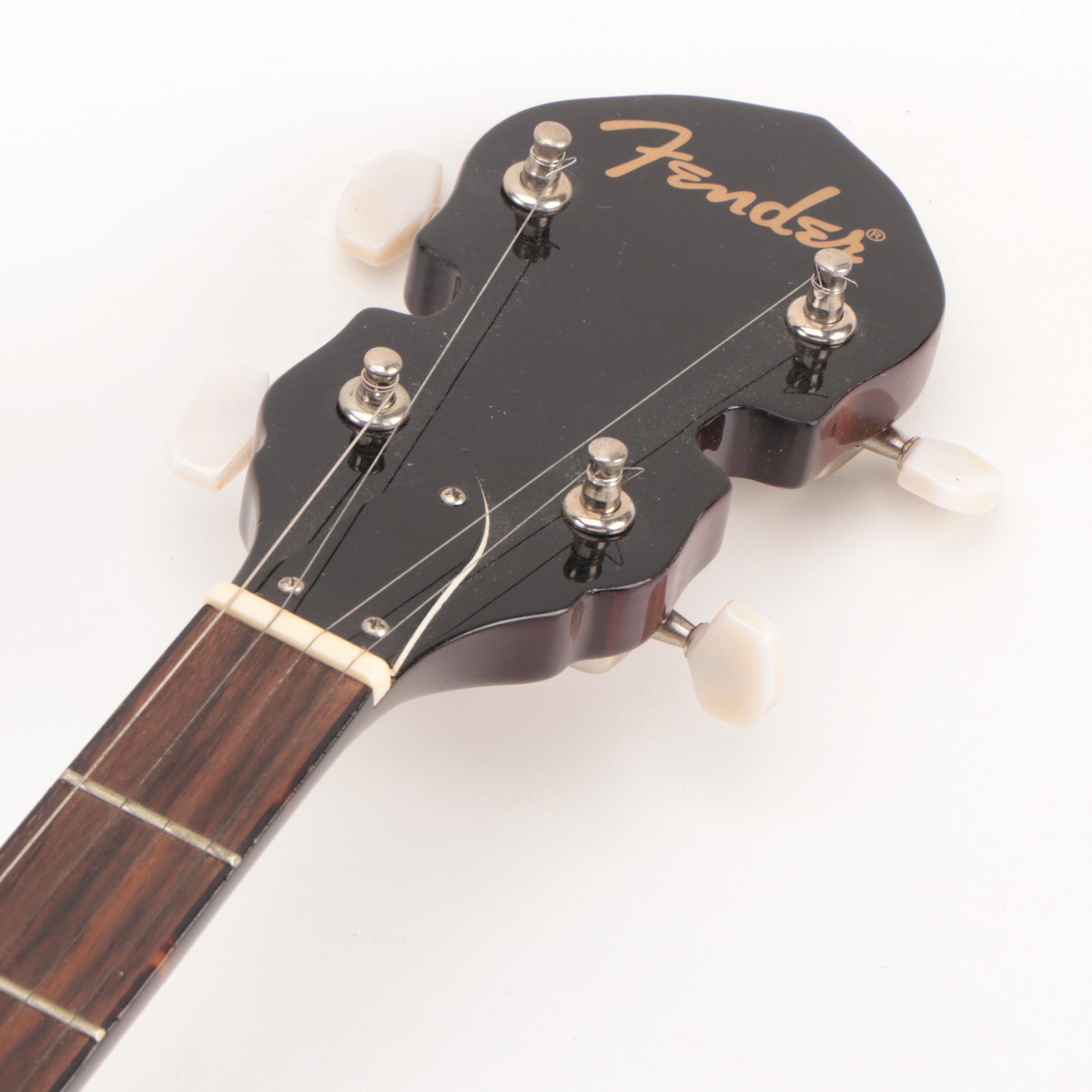 Fender FB-300 5-String Banjo and Resonator
