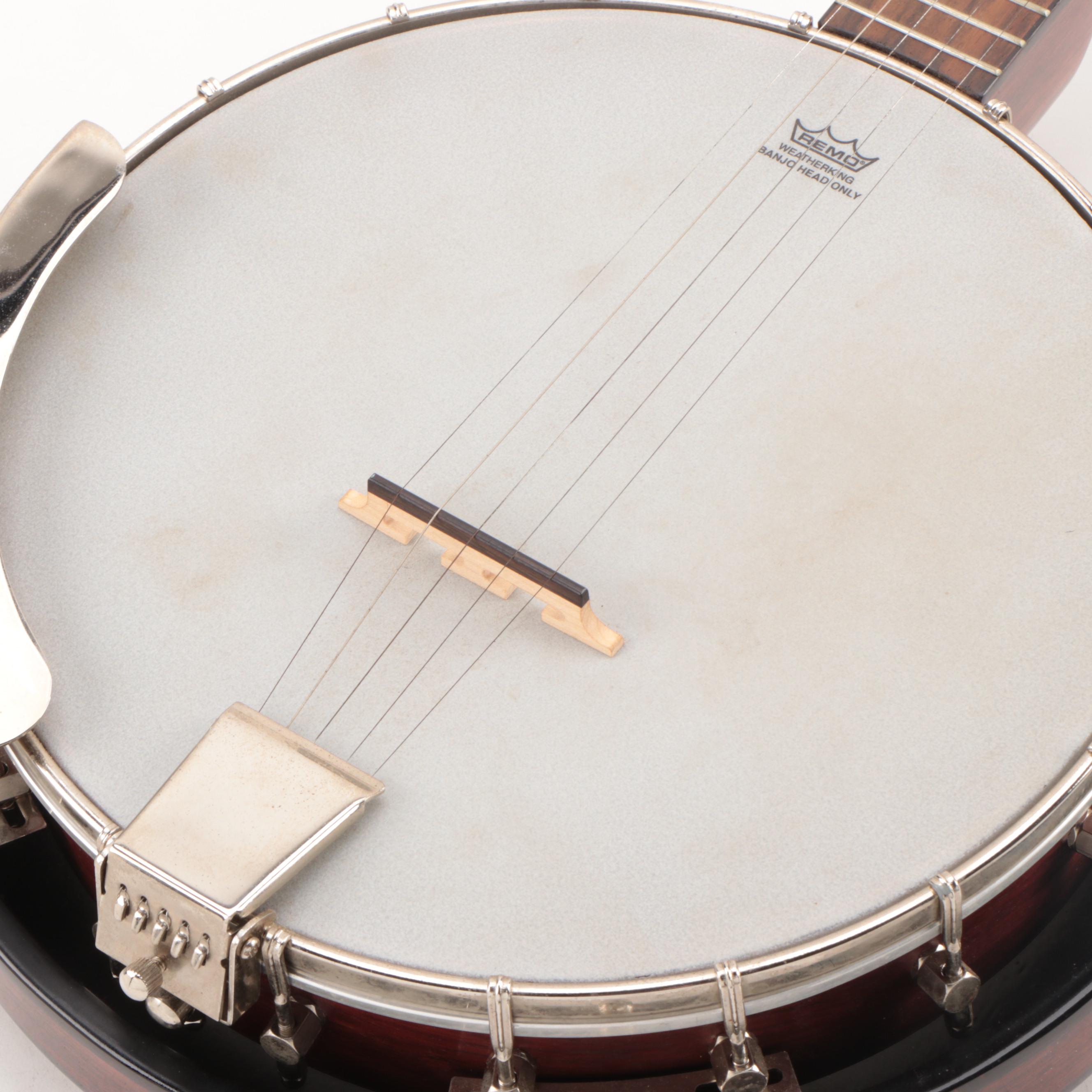 Fender FB-300 5-String Banjo and Resonator