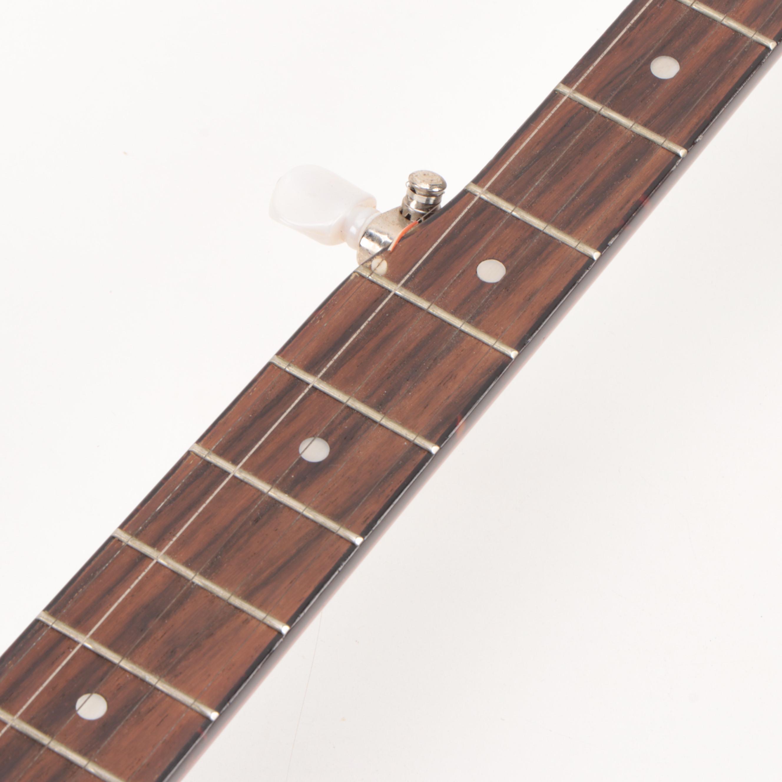 Fender FB-300 5-String Banjo and Resonator