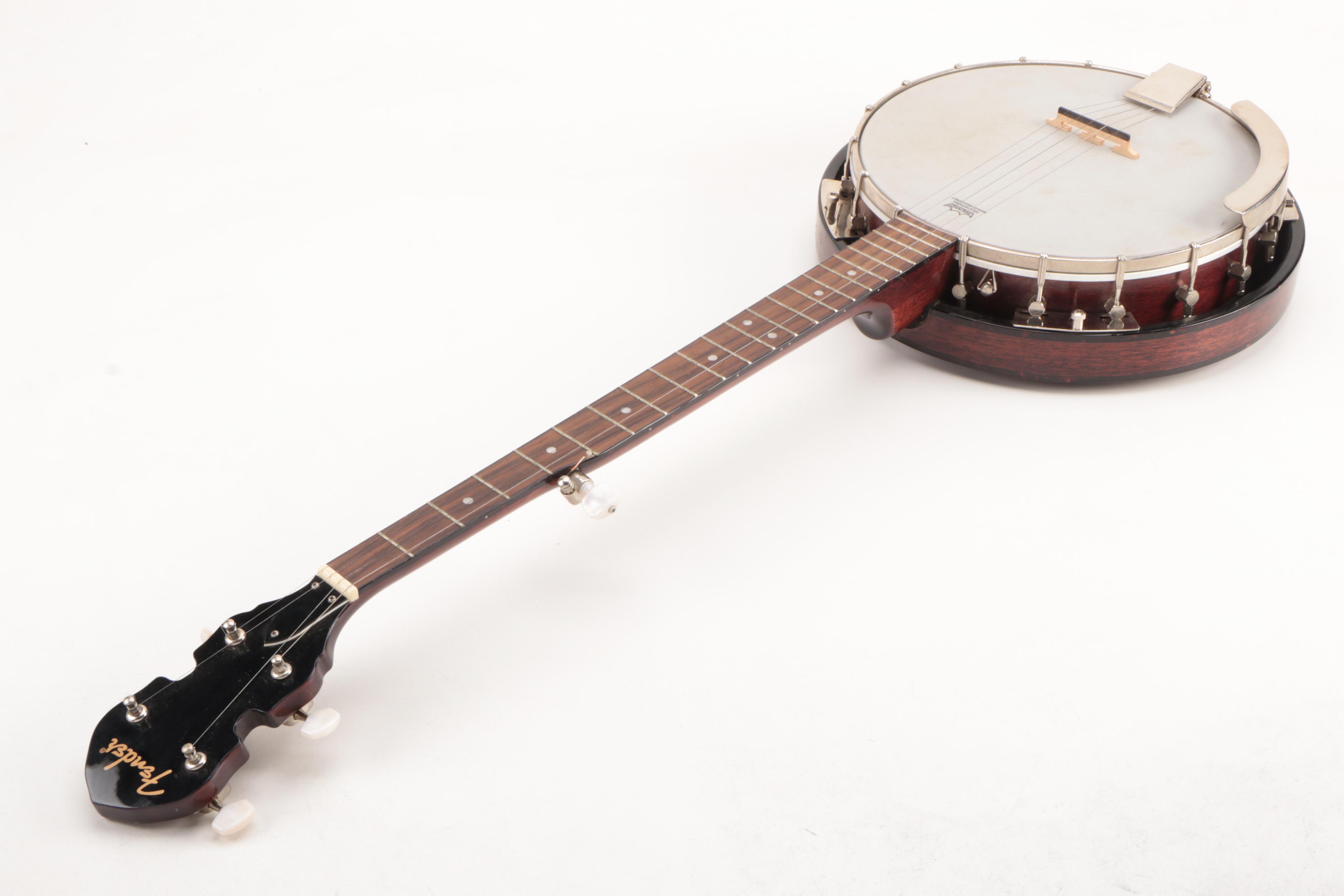 Fender FB-300 5-String Banjo and Resonator