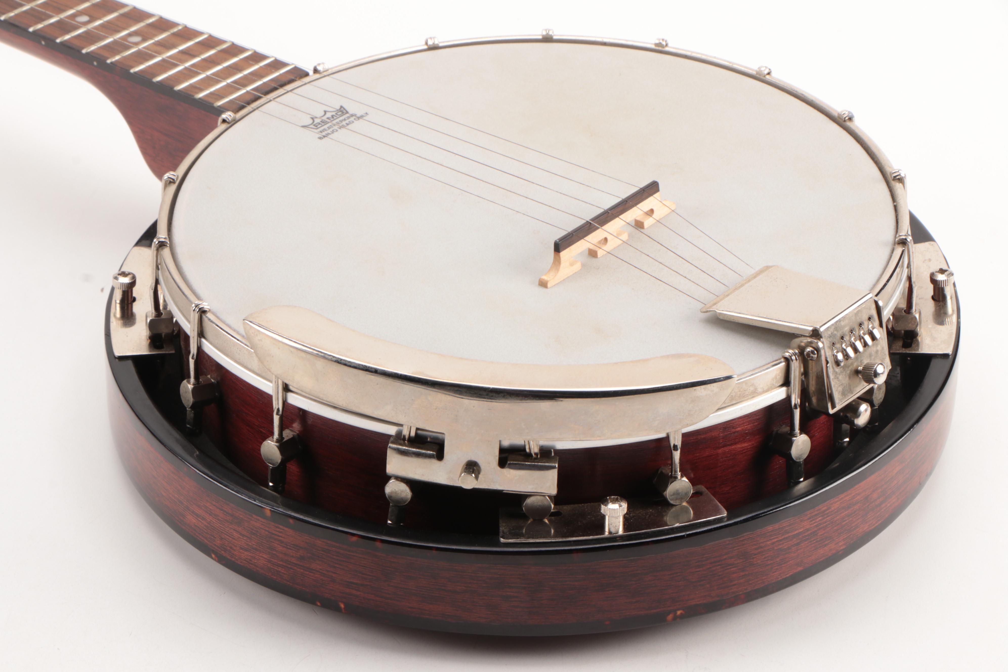 Fender FB-300 5-String Banjo and Resonator