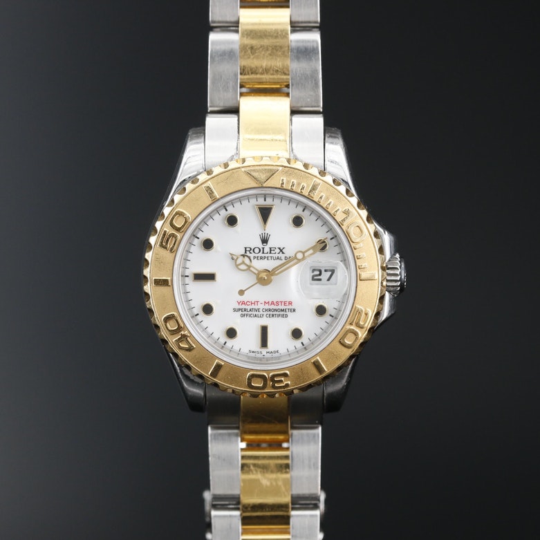 2003/2004 Rolex Yacht Master 18K and Stainless Steel Automatic Watch