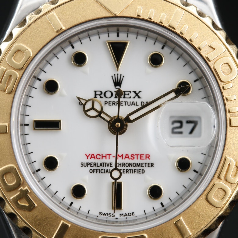 2003/2004 Rolex Yacht Master 18K and Stainless Steel Automatic Watch