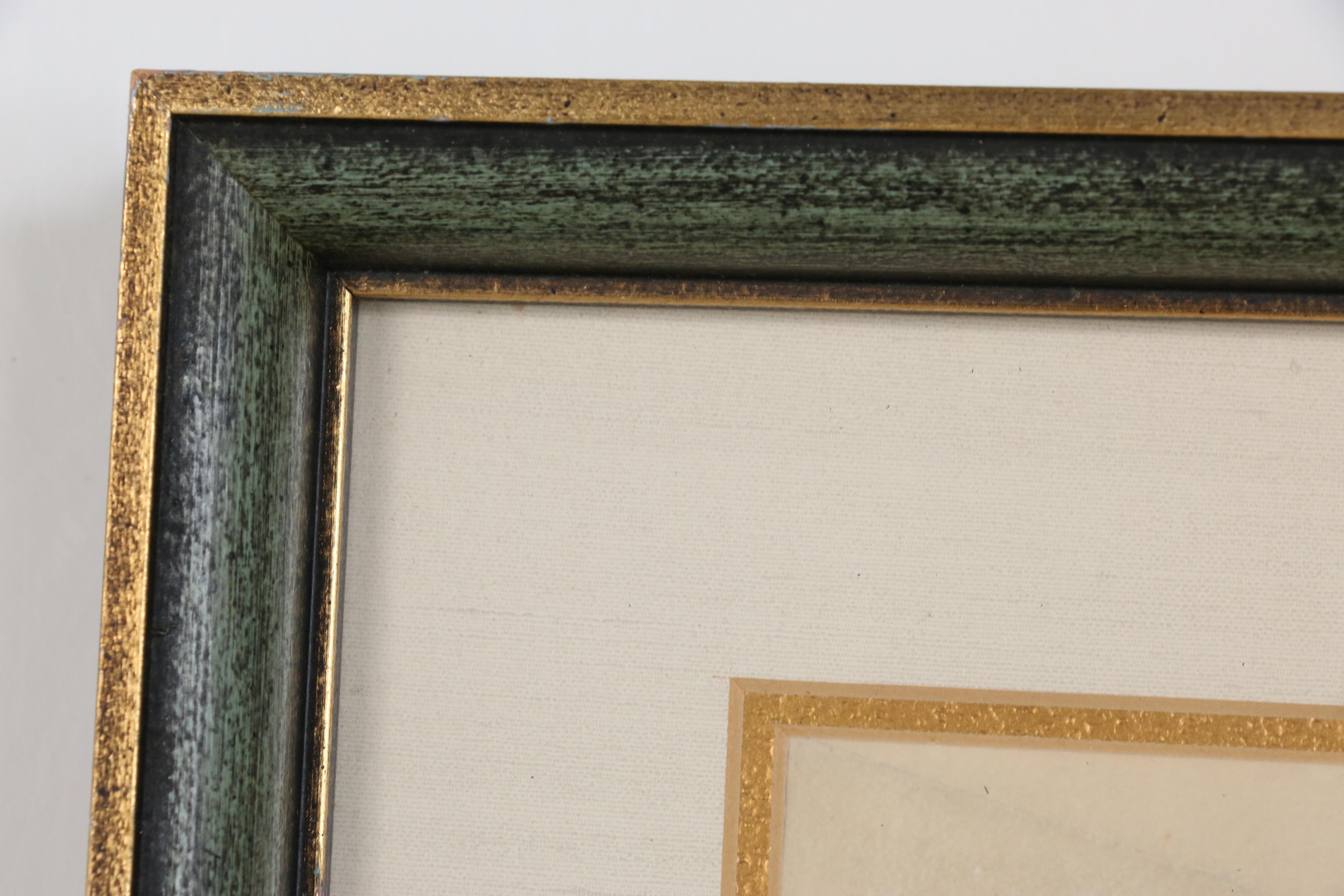 Watercolor Painting of String Quartet in Living Room