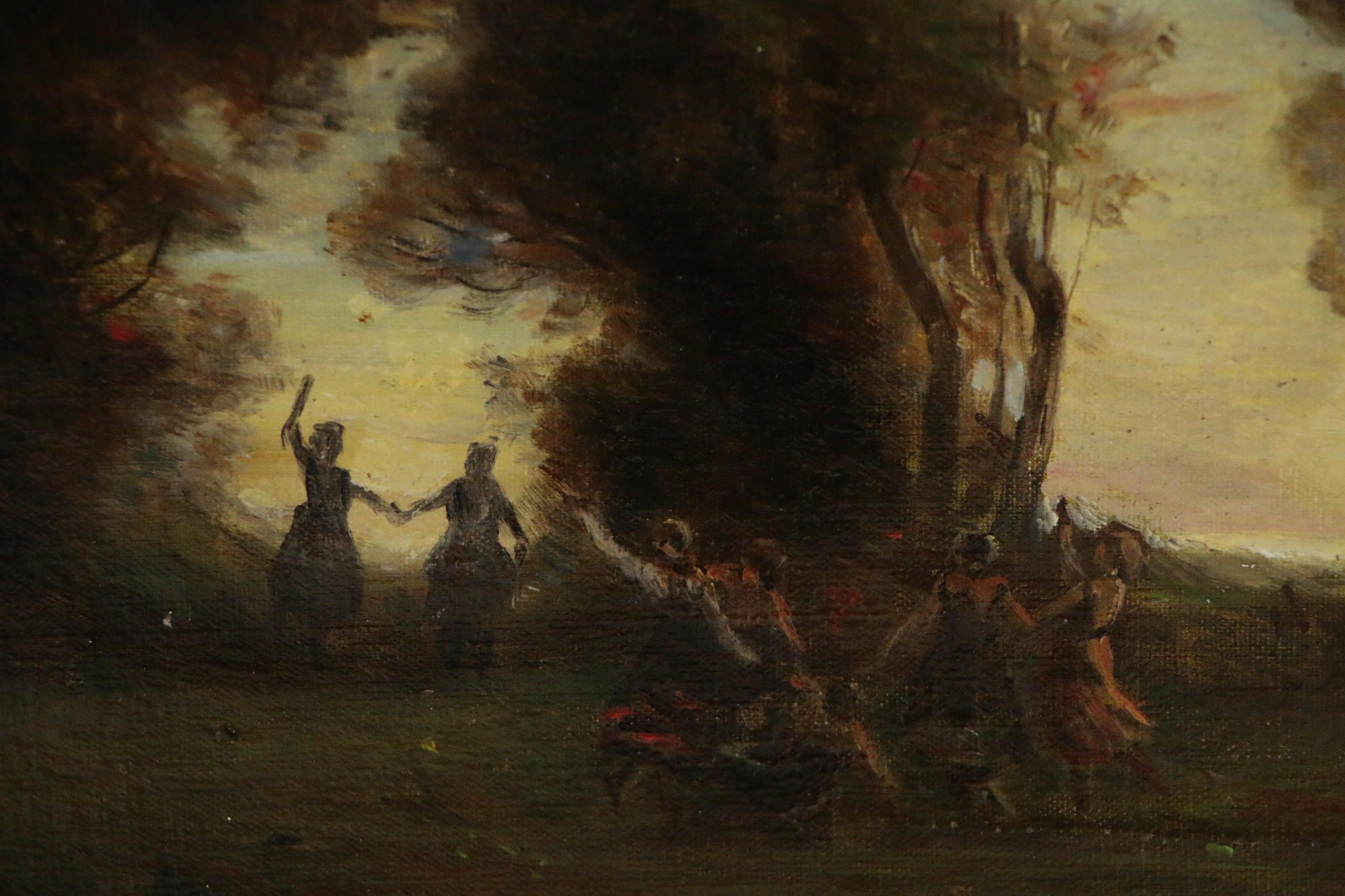 Oil Painting after Jean Baptiste Camille Corot "La Danse des Nymphes"