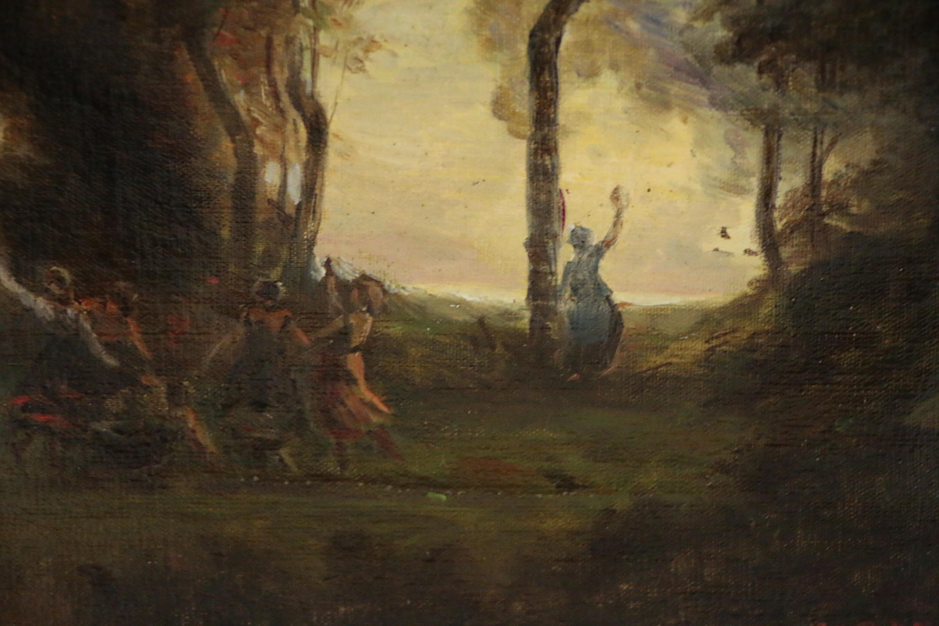 Oil Painting after Jean Baptiste Camille Corot "La Danse des Nymphes"