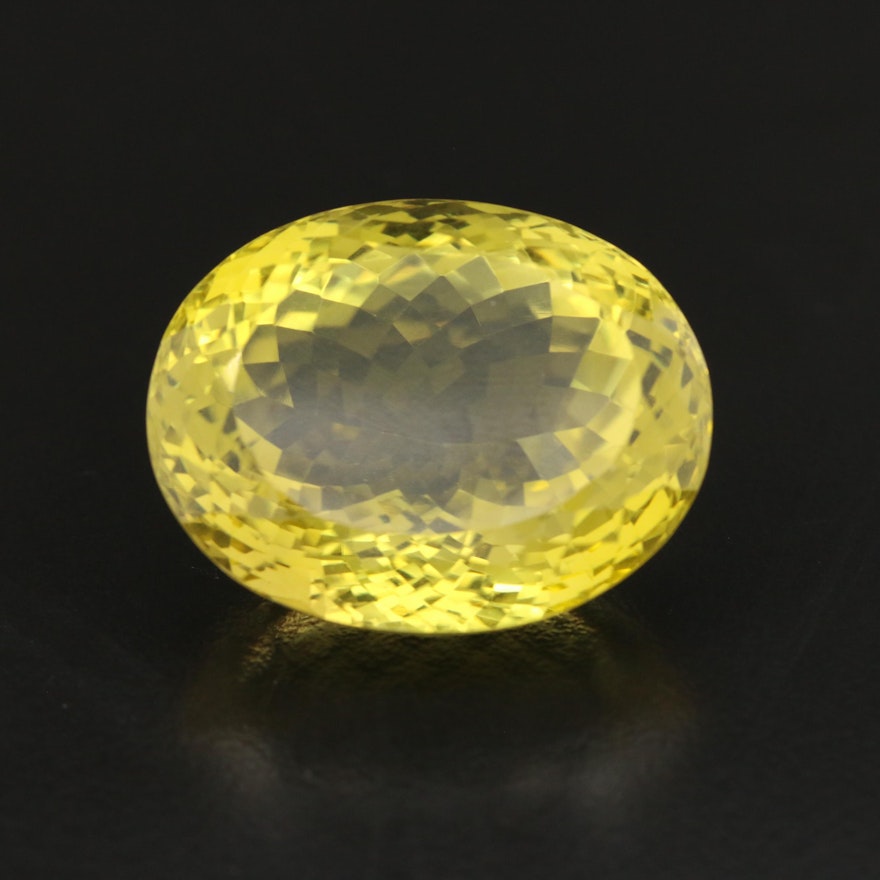 Loose 62.45 CT Faceted Citrine