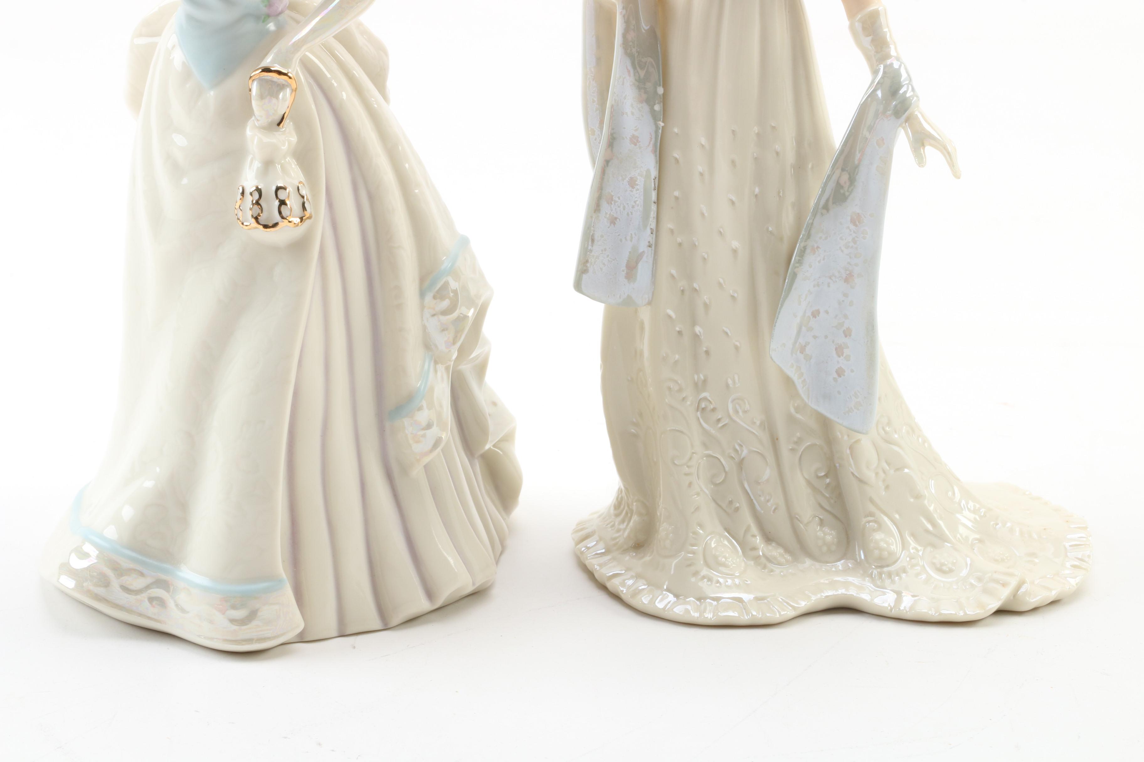 Lenox "Opening Night" and "Gala at the White House" Bone China Figurines