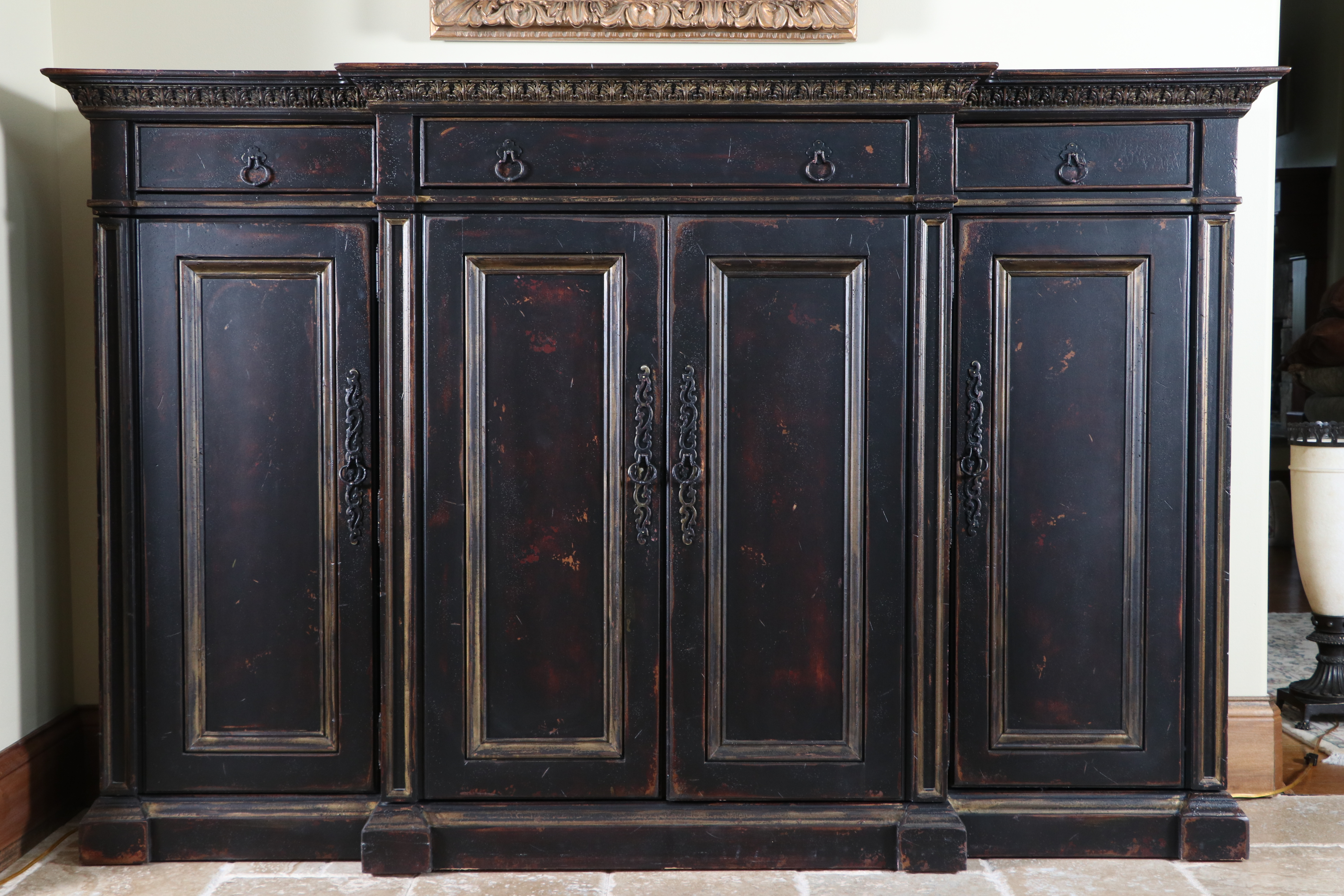 Habersham Classic Studio Distressed Finish Sideboard