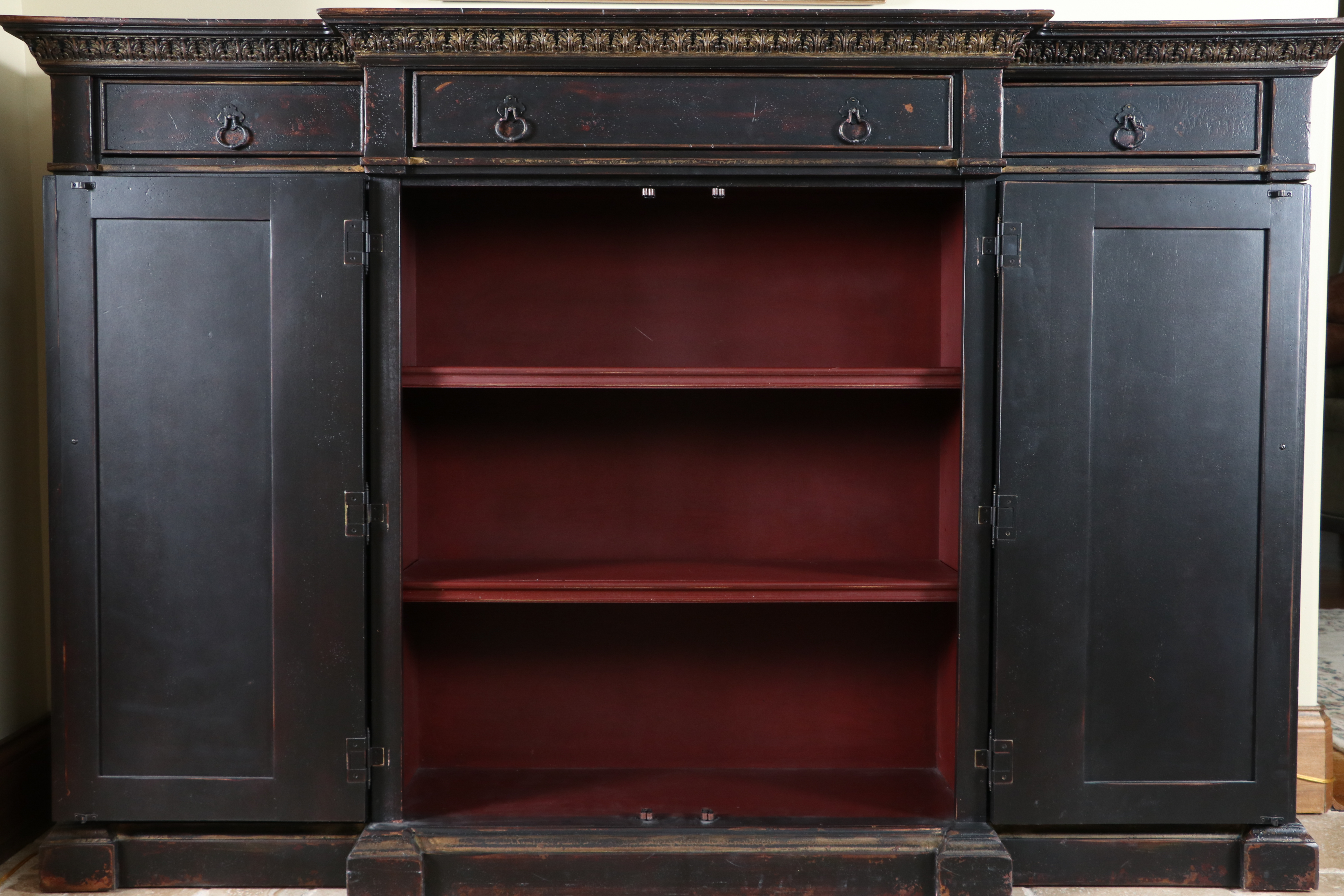 Habersham Classic Studio Distressed Finish Sideboard