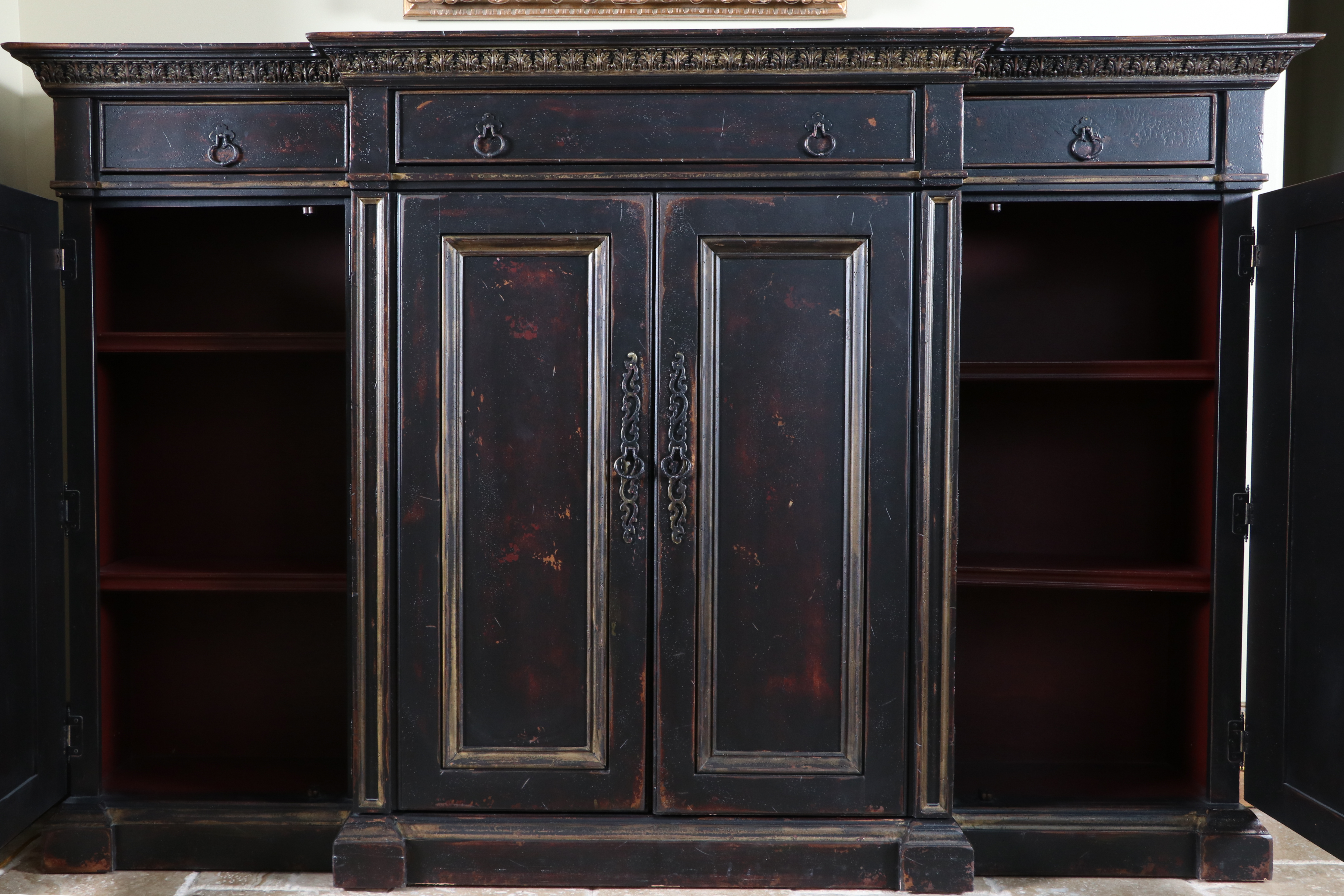 Habersham Classic Studio Distressed Finish Sideboard