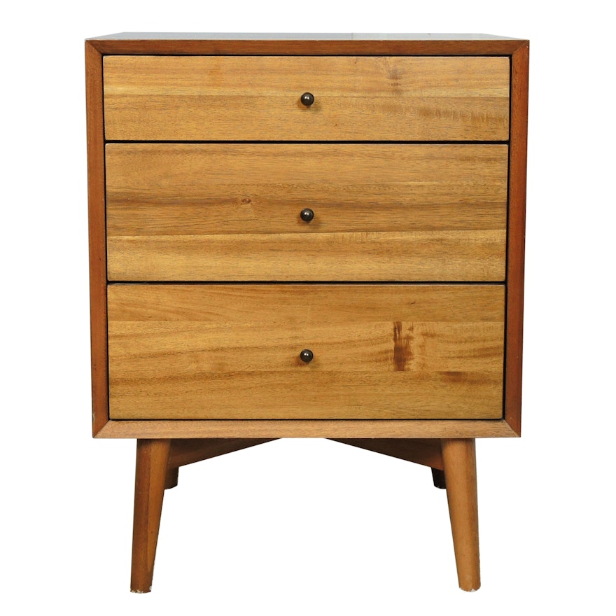 West Elm Mid Century Modern Style  Nightstand