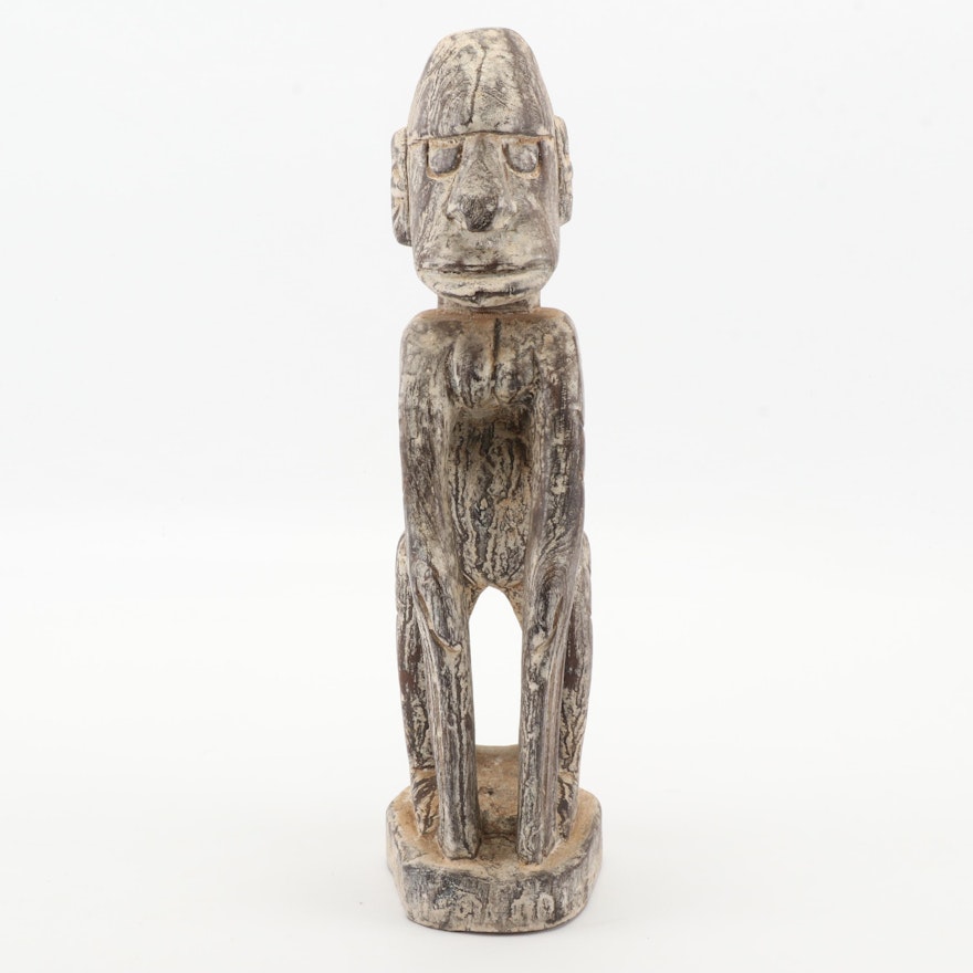 Indonesian Kalimantan Ancestral Hardwood Figurine