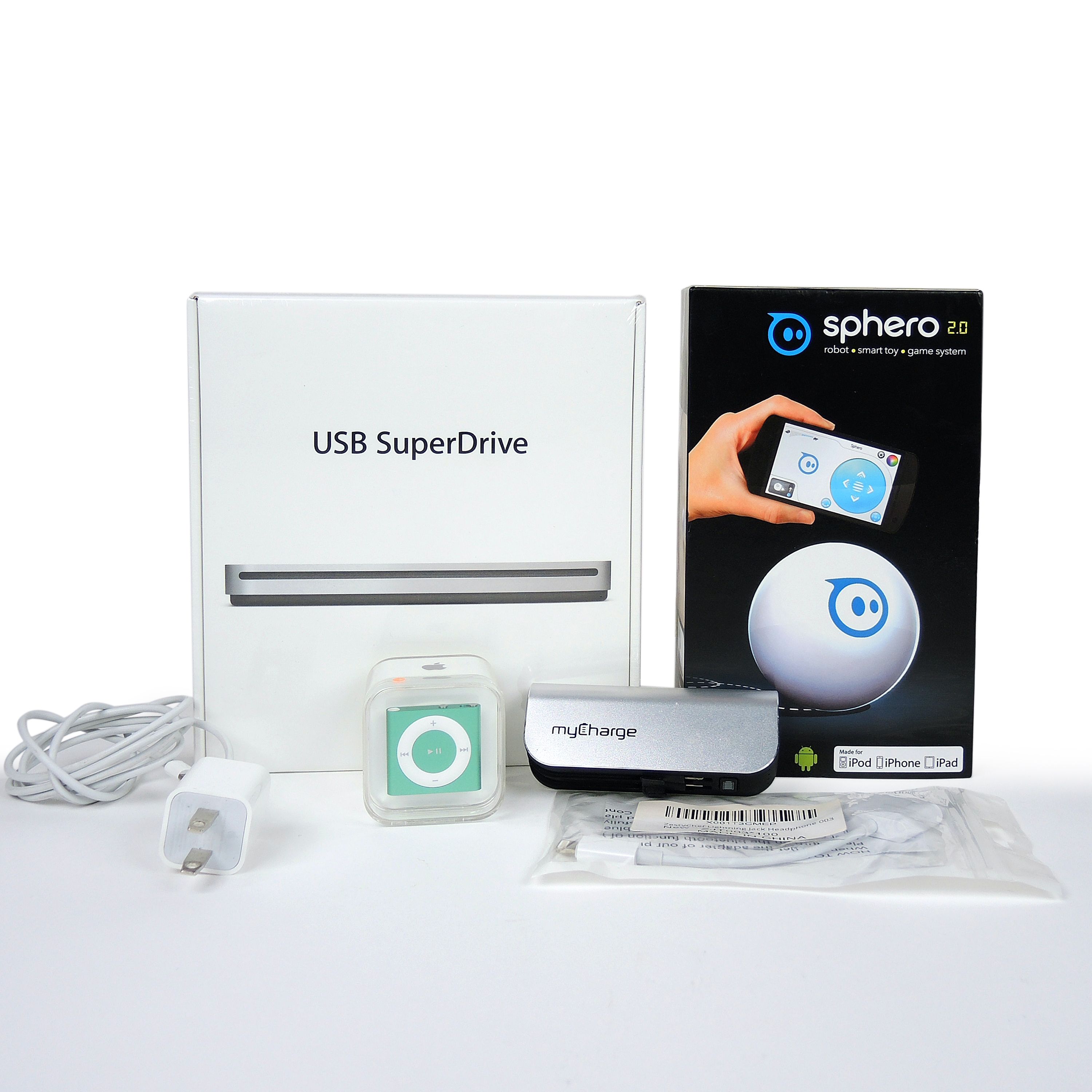 Sphero 2.0 Game System with Apple USB SuperDrive, iPod Shuffle and More