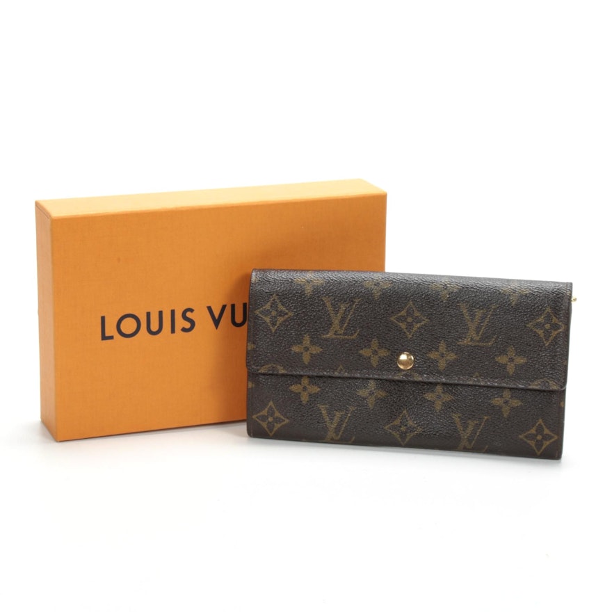 Louis Vuitton Sarah Wallet in Monogram Canvas