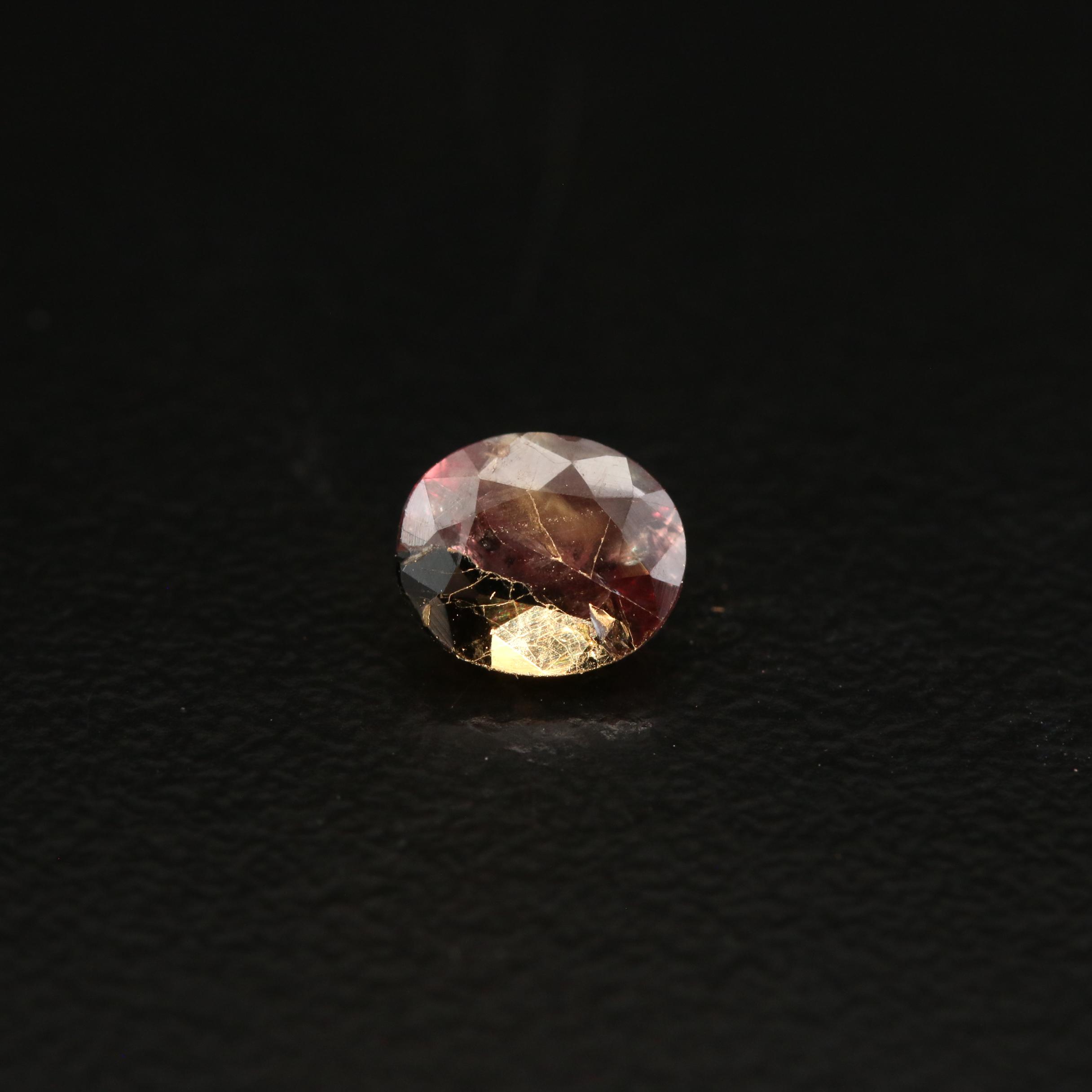 Loose 0.73 CT Oval Faceted Alexandrite