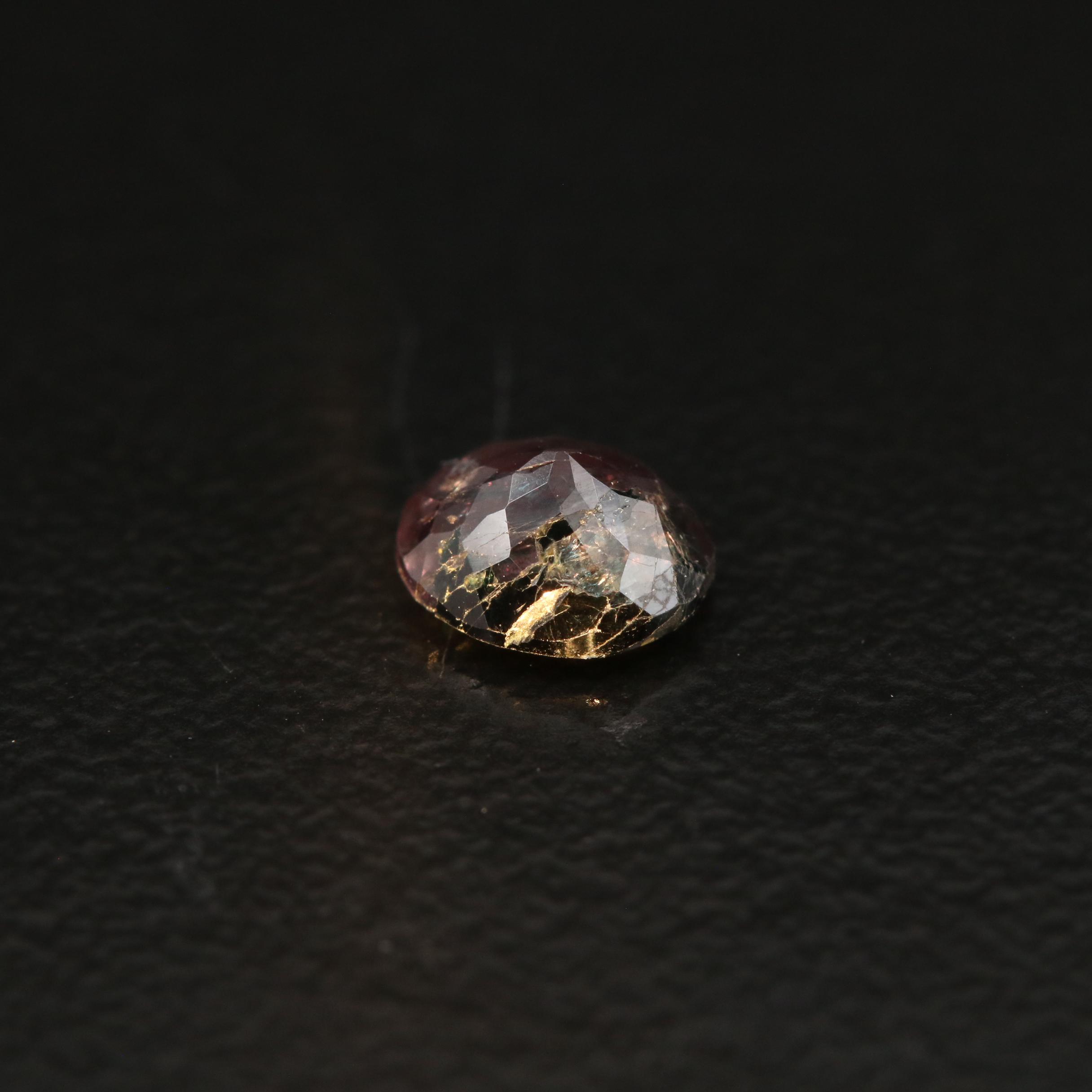 Loose 0.73 CT Oval Faceted Alexandrite