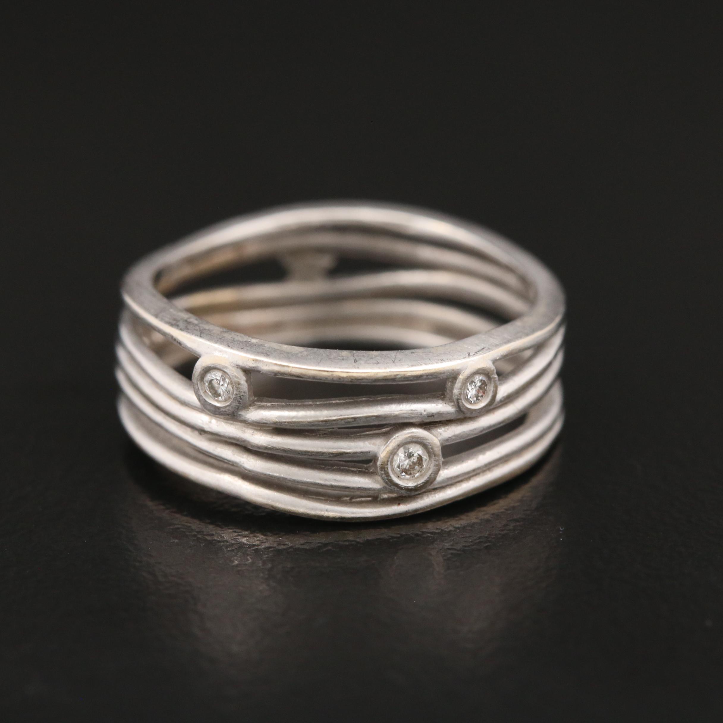 18K Diamond "Star Dust" Band