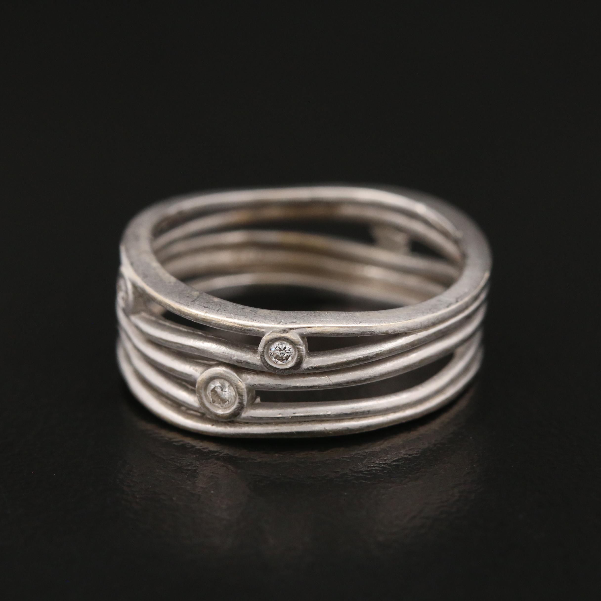 18K Diamond "Star Dust" Band